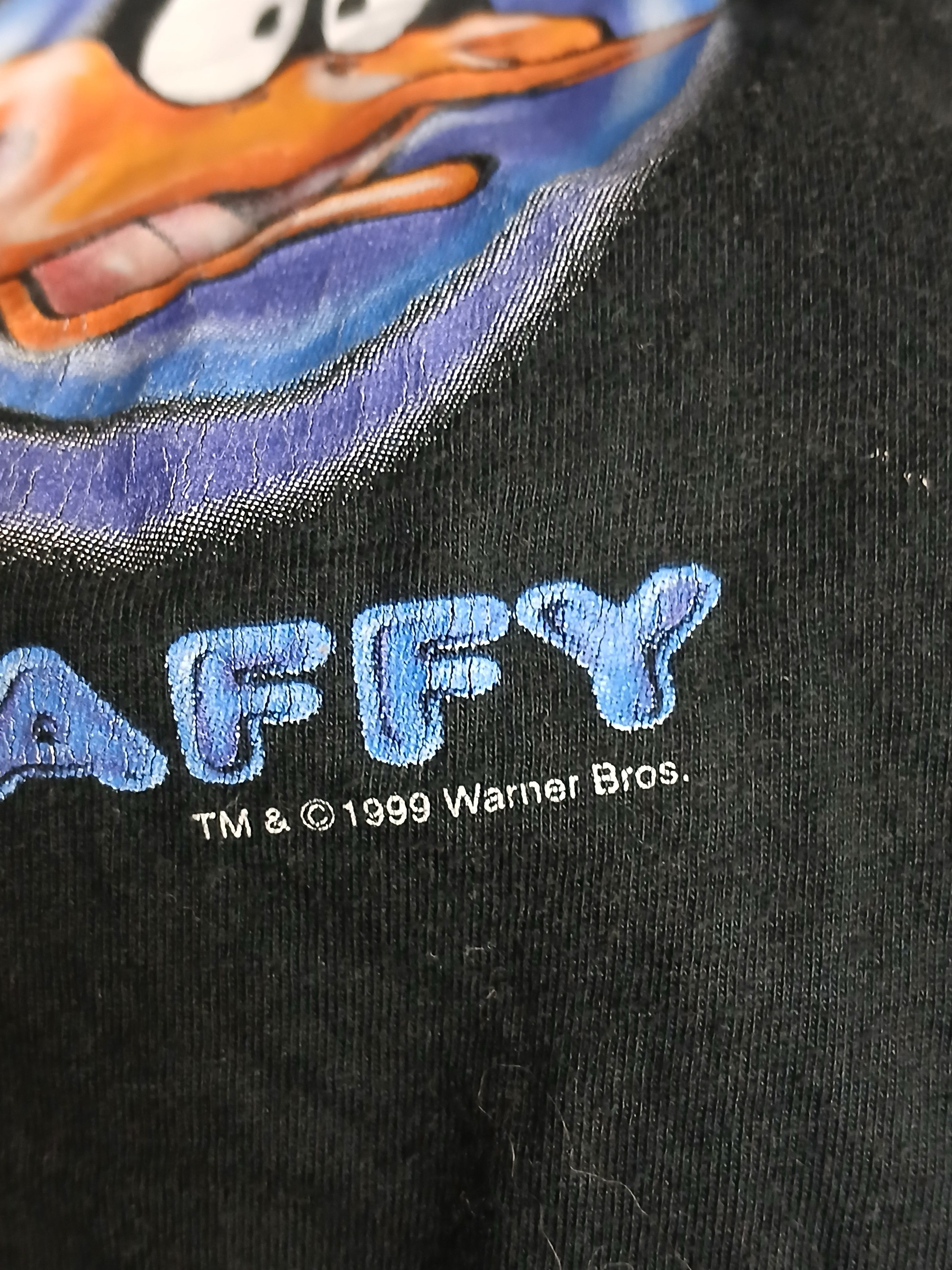 Cartoon Network × Vintage × Warner Bros Vintage 1999 Looney Tunes Daffy Duck T-Shirt Size US S / EU 44-46 / 1 - 4 Thumbnail