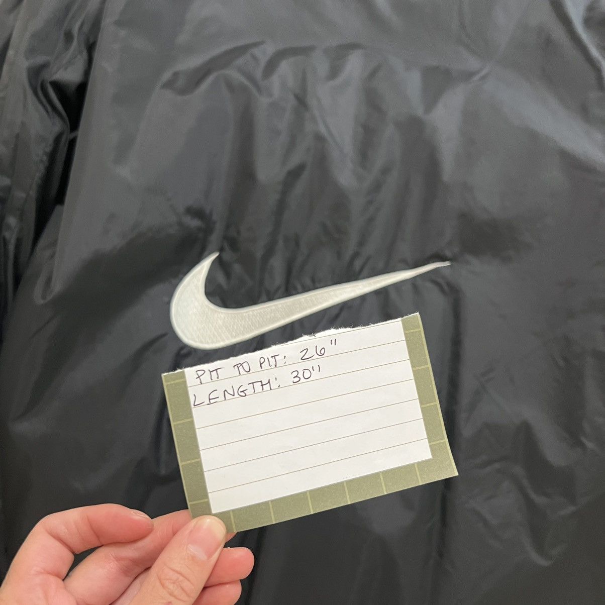 Nike Vintage 90s Nike Lined Jacket Lightweight Black Size US XL / EU 56 / 4 - 10 Thumbnail