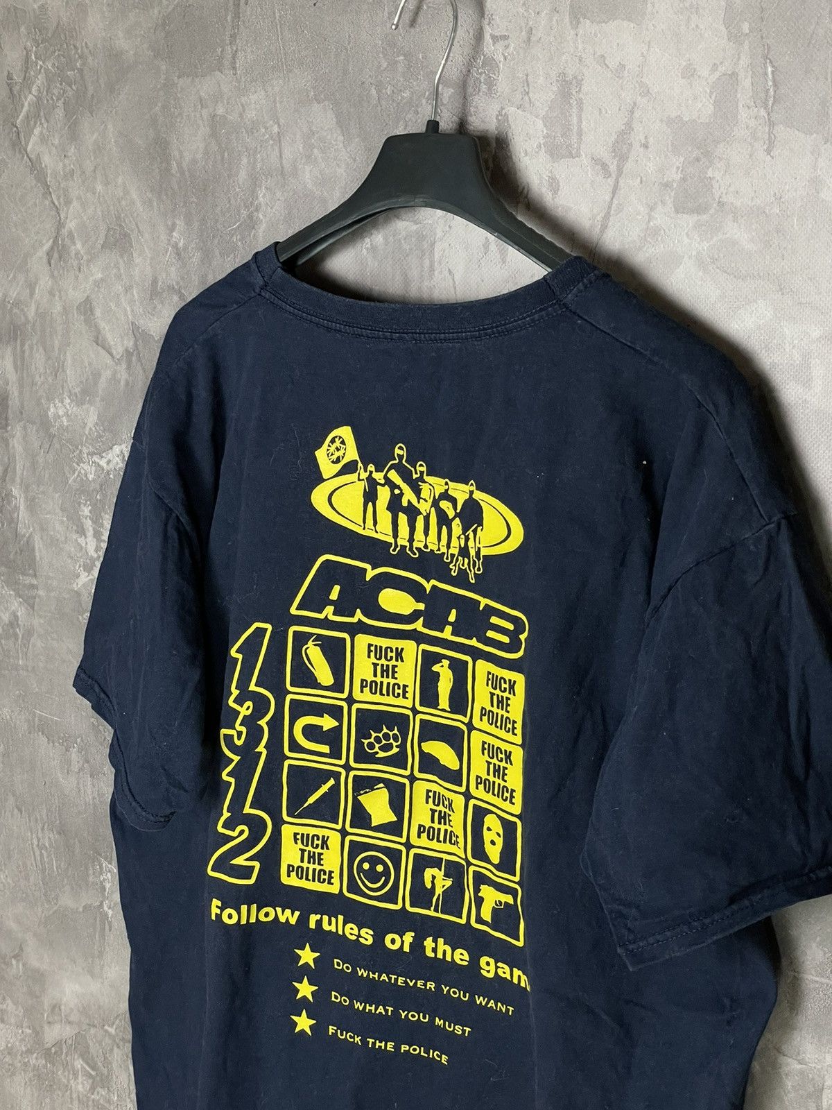 Other Vintage ACAB Very Rare 00s Big Logo T shirt Size US L / EU 52-54 / 3 - 8 Thumbnail