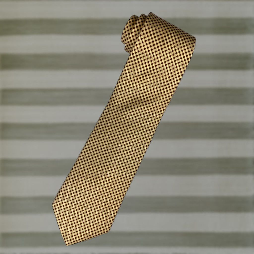 Brooks Brothers Brooks Brothers Makers Silk Tie Check Men’s Silk Tie Yellow 56" Wide Pre-owned in great condition 3.75" USA Mens Silk Tie Size ONE SIZE - 1 Thumbnail
