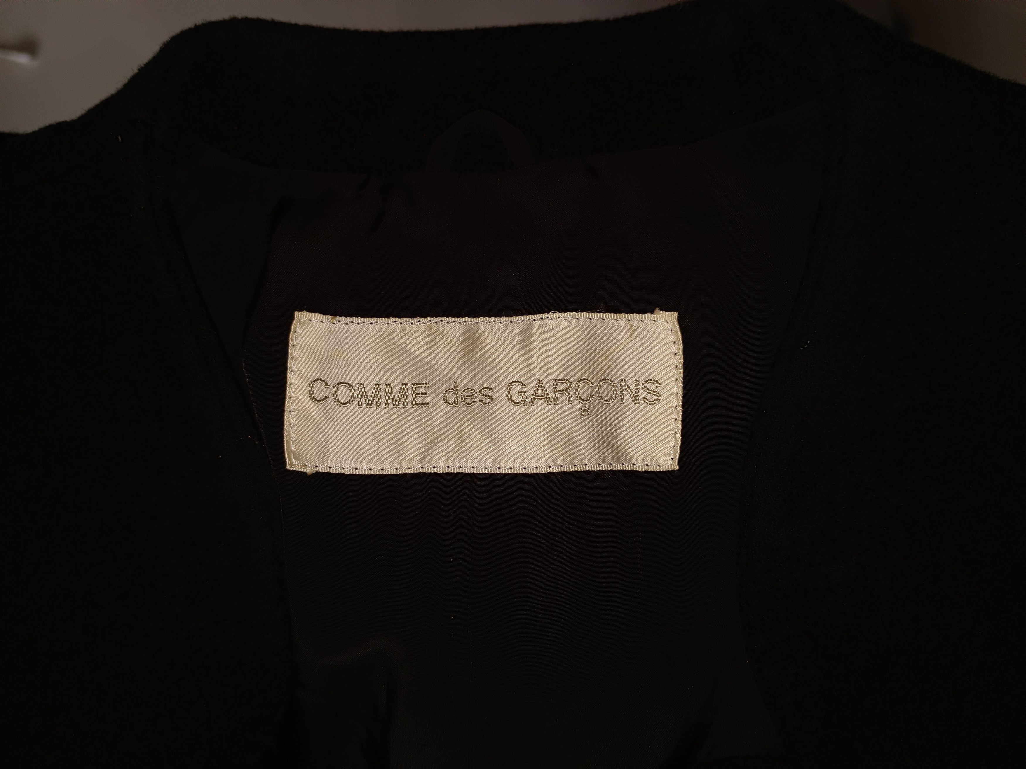 Comme des Garcons × Rei Kawakubo × Vintage Vintage 80s Comme des Garcons Rei Kawakubo Coat Jacket Size US L / EU 52-54 / 3 - 6 Thumbnail