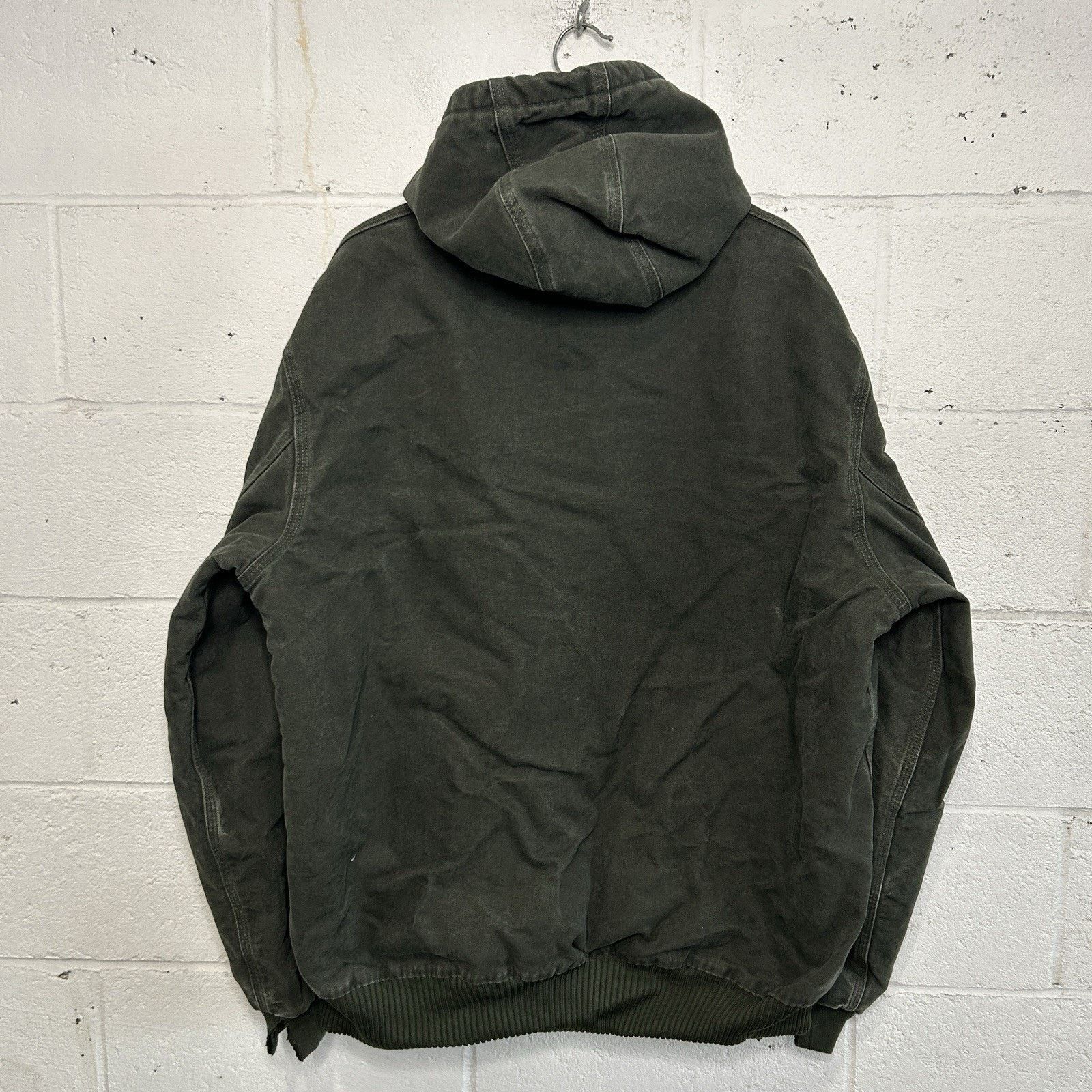 Carhartt Vintage Carhartt Quilted Hooded Active Jacket “Moss” J130 Size US XL / EU 56 / 4 - 2 Thumbnail