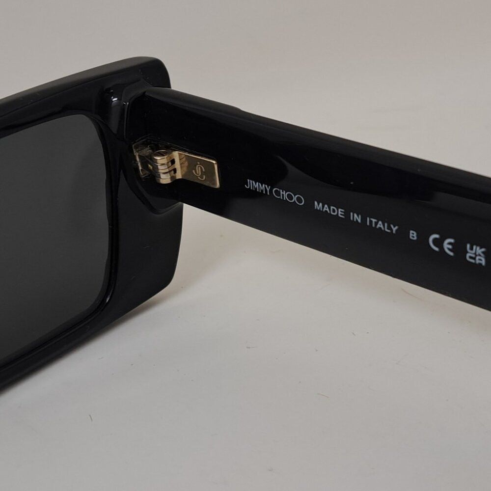Jimmy Choo NWT Jimmy Choo Avenue Motif Tatum Sunglasses Matte Black Gr Size ONE SIZE - 7 Thumbnail