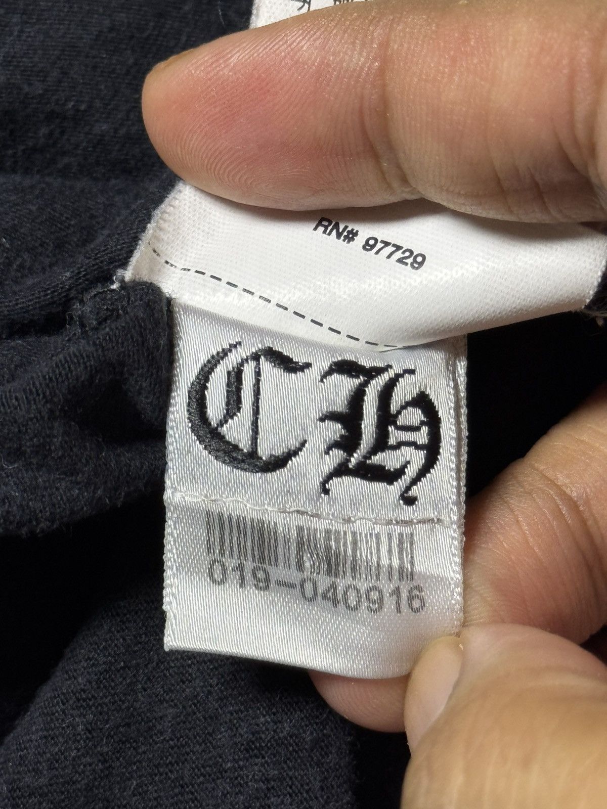 Chrome Hearts BIG SIZE! CROSS PLUS STAMP CHROME Size US XXL / EU 58 / 5 - 12 Thumbnail