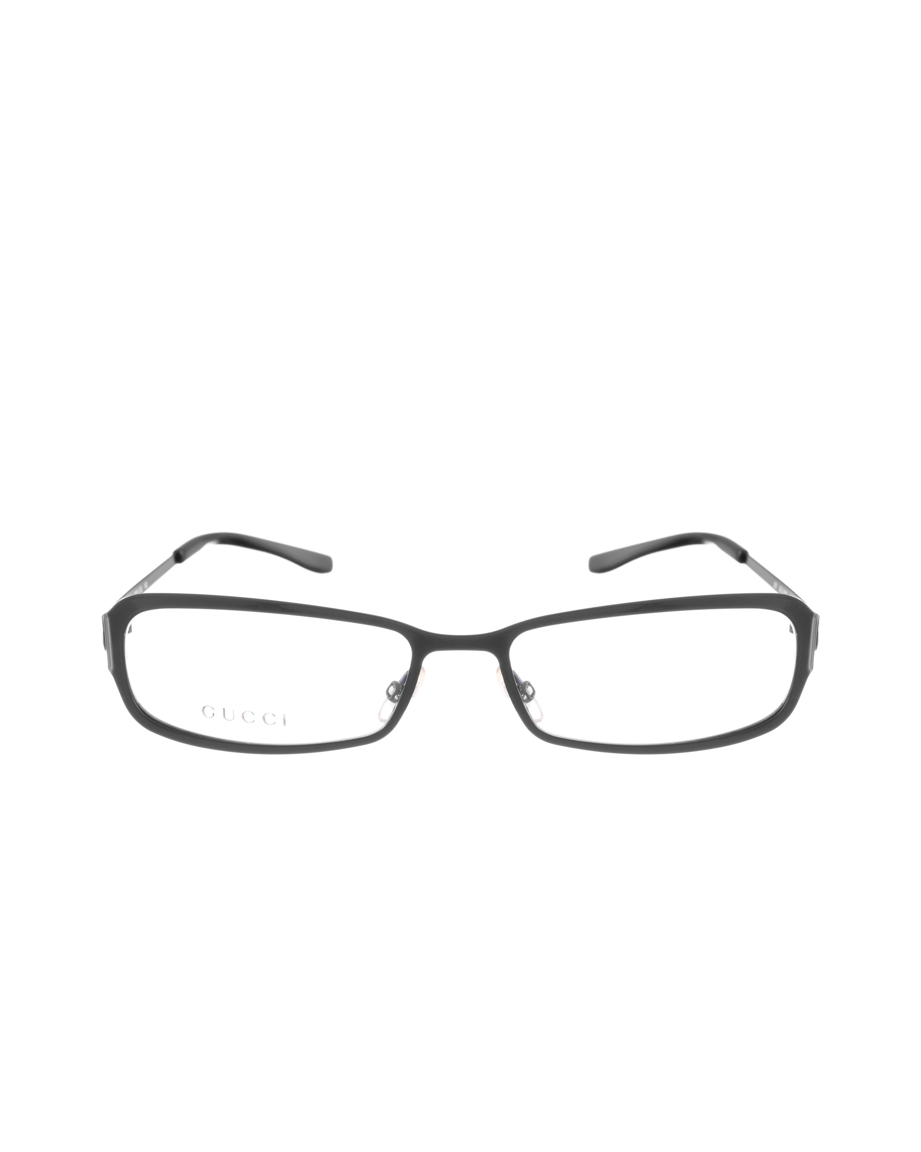 Gucci Gucci 00s Thin Black Glasses with Silver Logo Size ONE SIZE - 3 Thumbnail