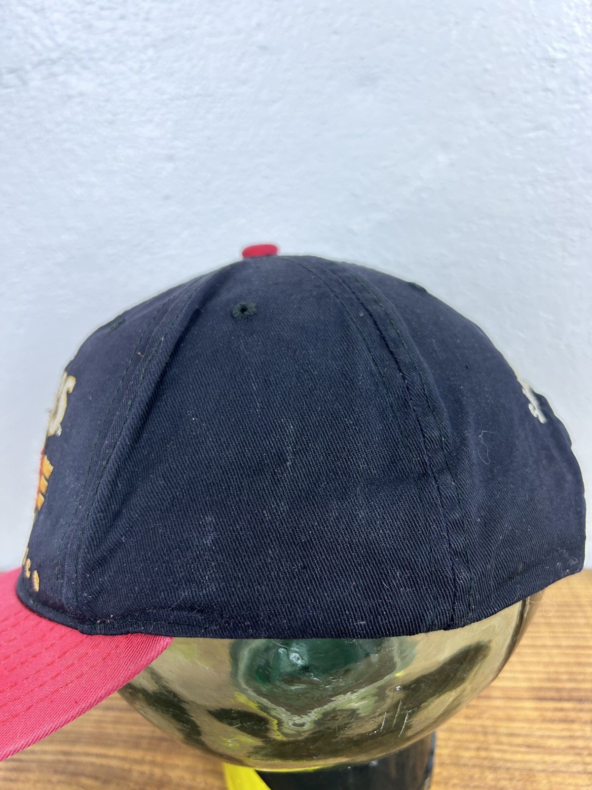 NFL 90s Vintage NFL San Francisco 49ers Embroidered Logo Cap Size ONE SIZE - 3 Thumbnail