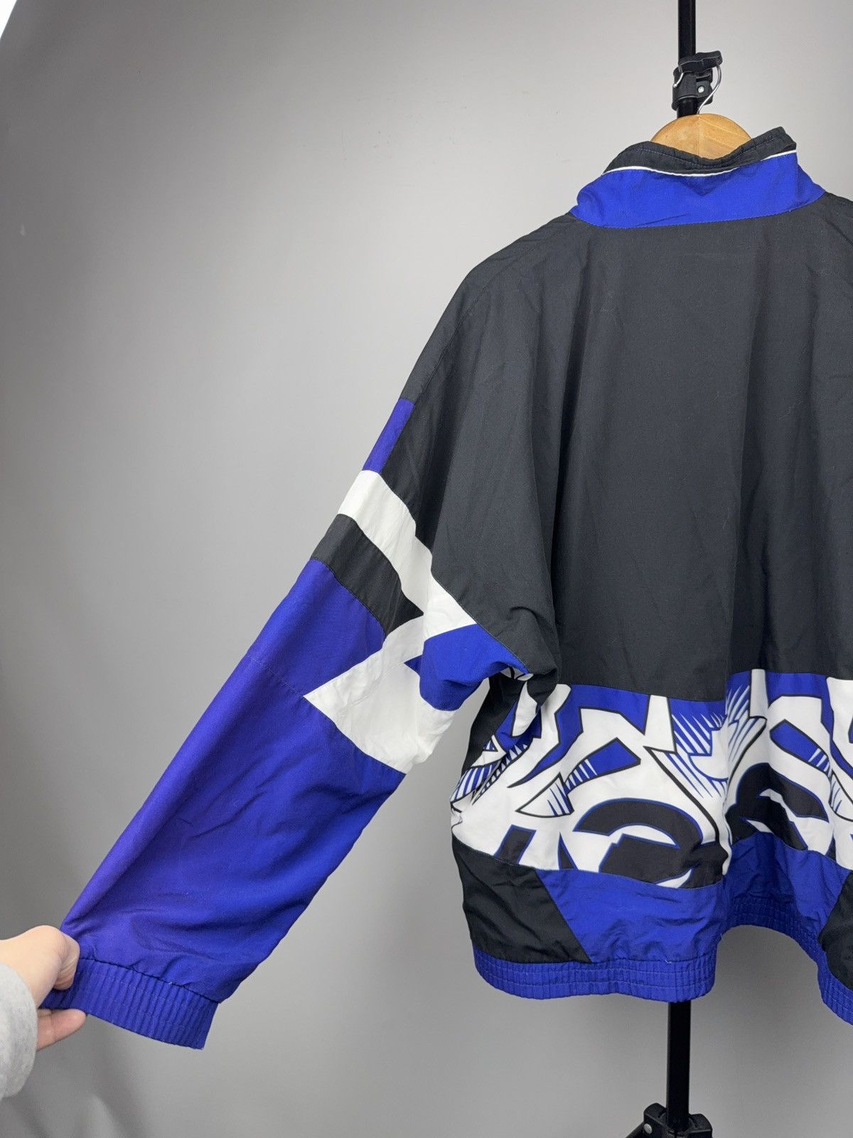 Vintage Vintage 90s JAKO Graphic Track Jacket Bold Logo Blue Size US L / EU 52-54 / 3 - 12 Thumbnail