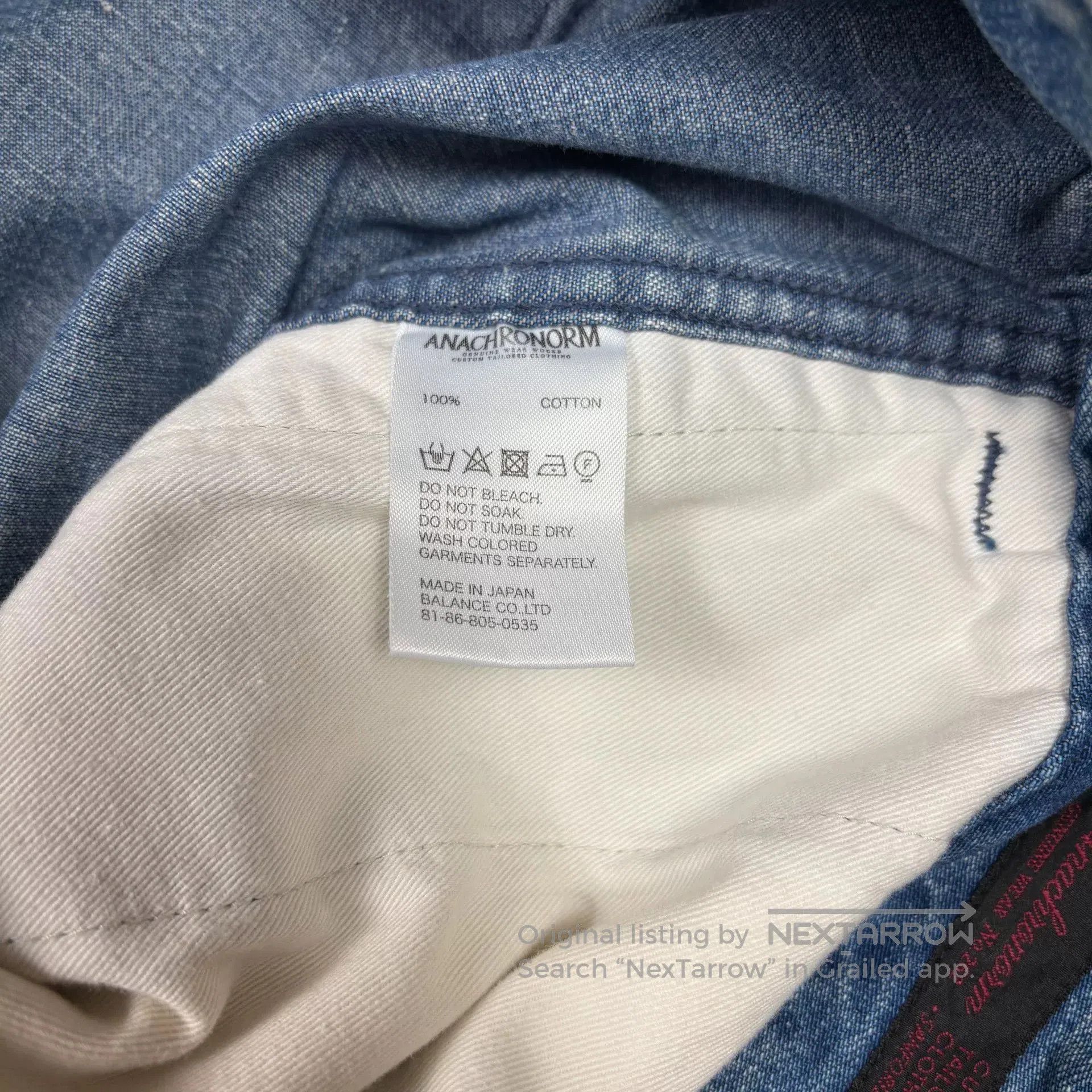 ANACHRONORM ANACHRONORM Japanese Washed Denim Jeans. Size US 32 / EU 48 - 5 Thumbnail