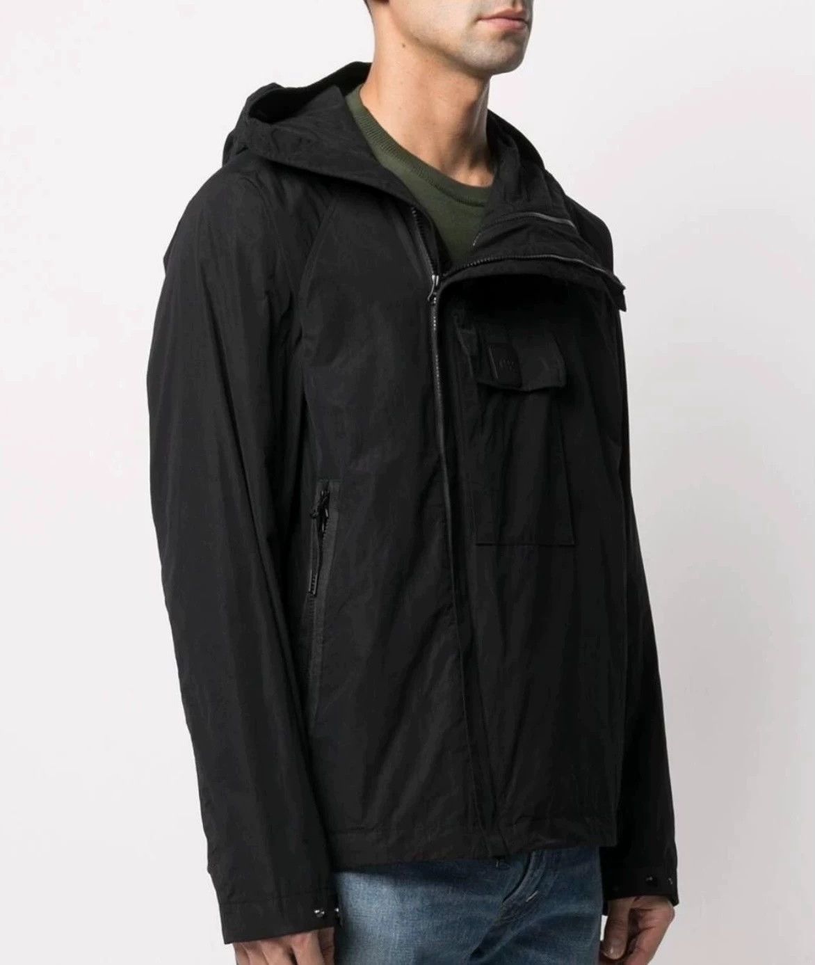 C.P. Company CP Company Fibra Nylon Double Zipper High Neck Black L Jkt Size US M / EU 48-50 / 2 - 8 Thumbnail