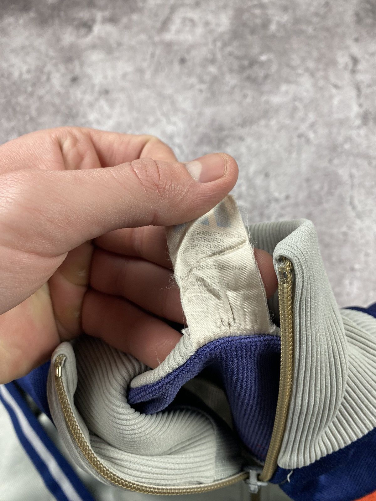 Adidas VINTAGE 1970s Adidas West Germany Y2K BAGGY Track Suit Size US L / EU 52-54 / 3 - 7 Thumbnail