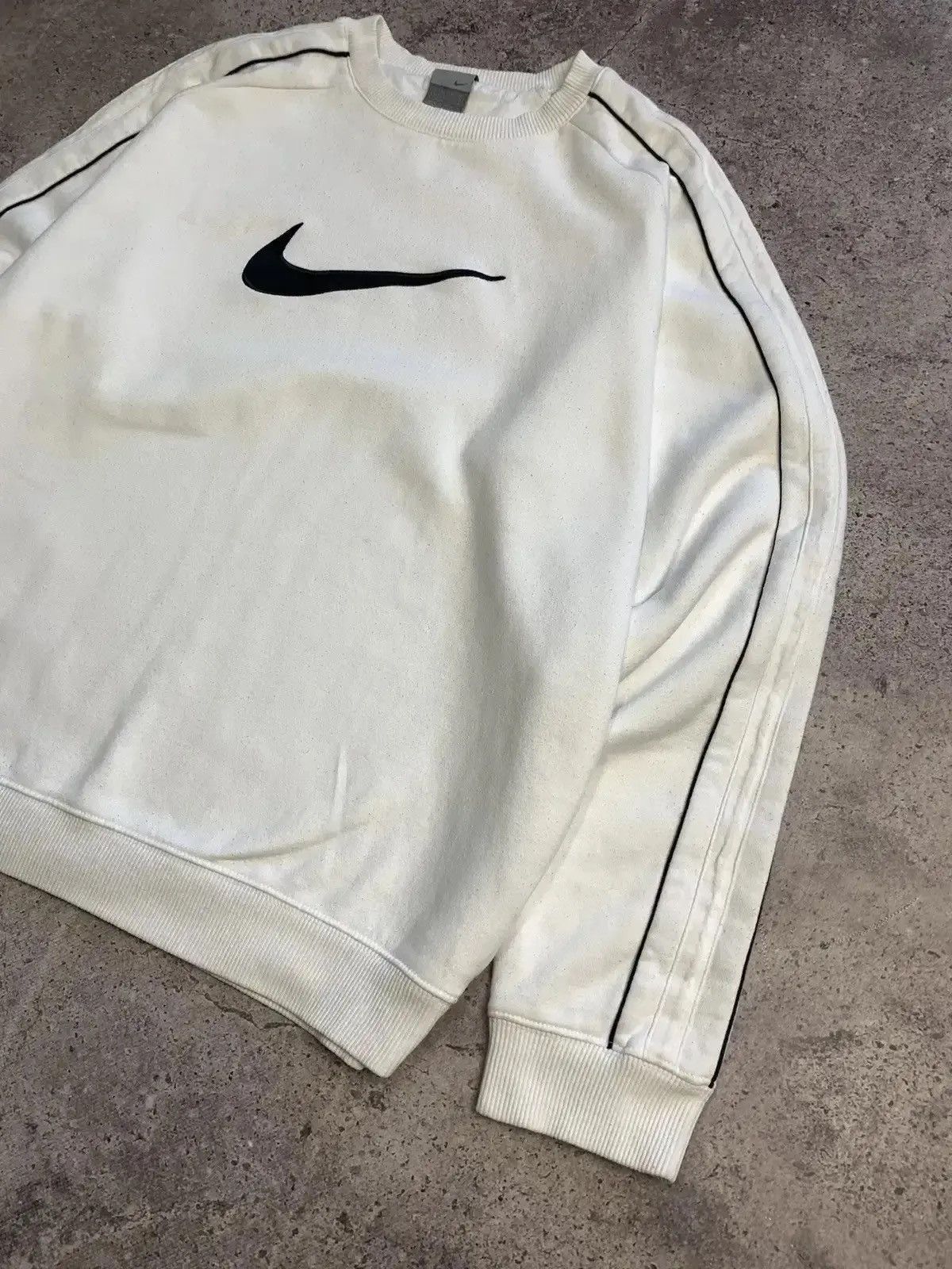 Nike × Vintage Vintage Sweater Nike faded sweatwear drip blockcore Size US XL / EU 56 / 4 - 10 Thumbnail