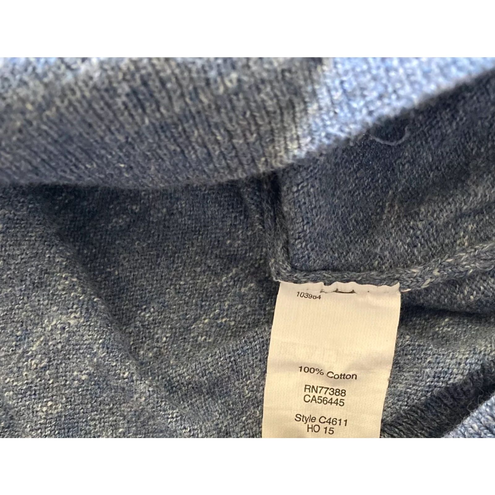 J.Crew J.CREW Sweater Men M Blue V-Neck Knit Cotton Pullover Casual 90s Classic American/Colorful Knitwear Size US M / EU 48-50 / 2 - 6 Thumbnail