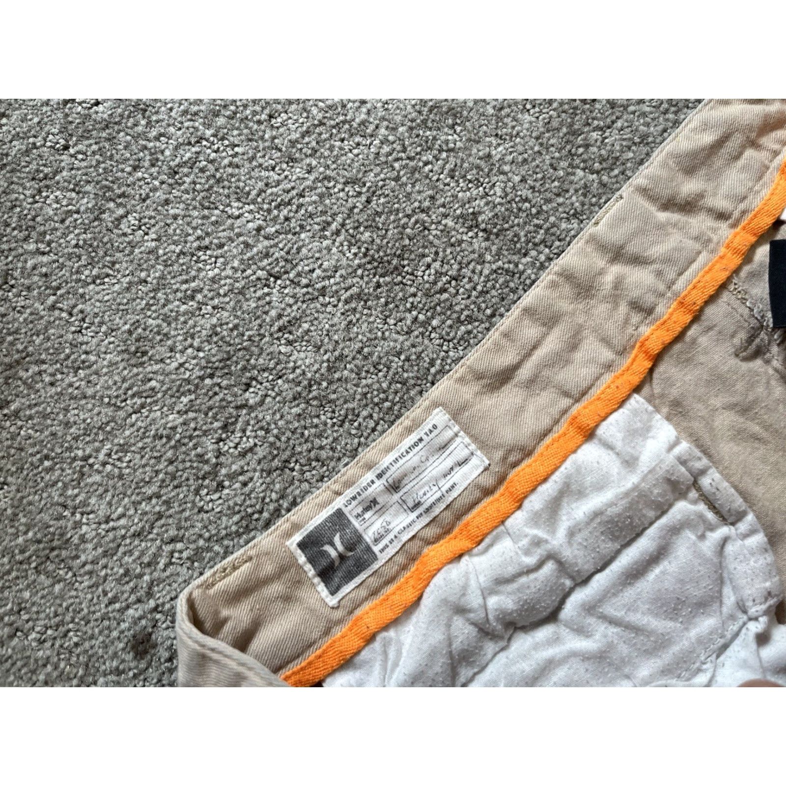 Hurley Hurley Plaid Shorts Khaki Beige Women's Size 9 Cotton Button Pockets Size 30" / US 8 / IT 44 - 3 Thumbnail