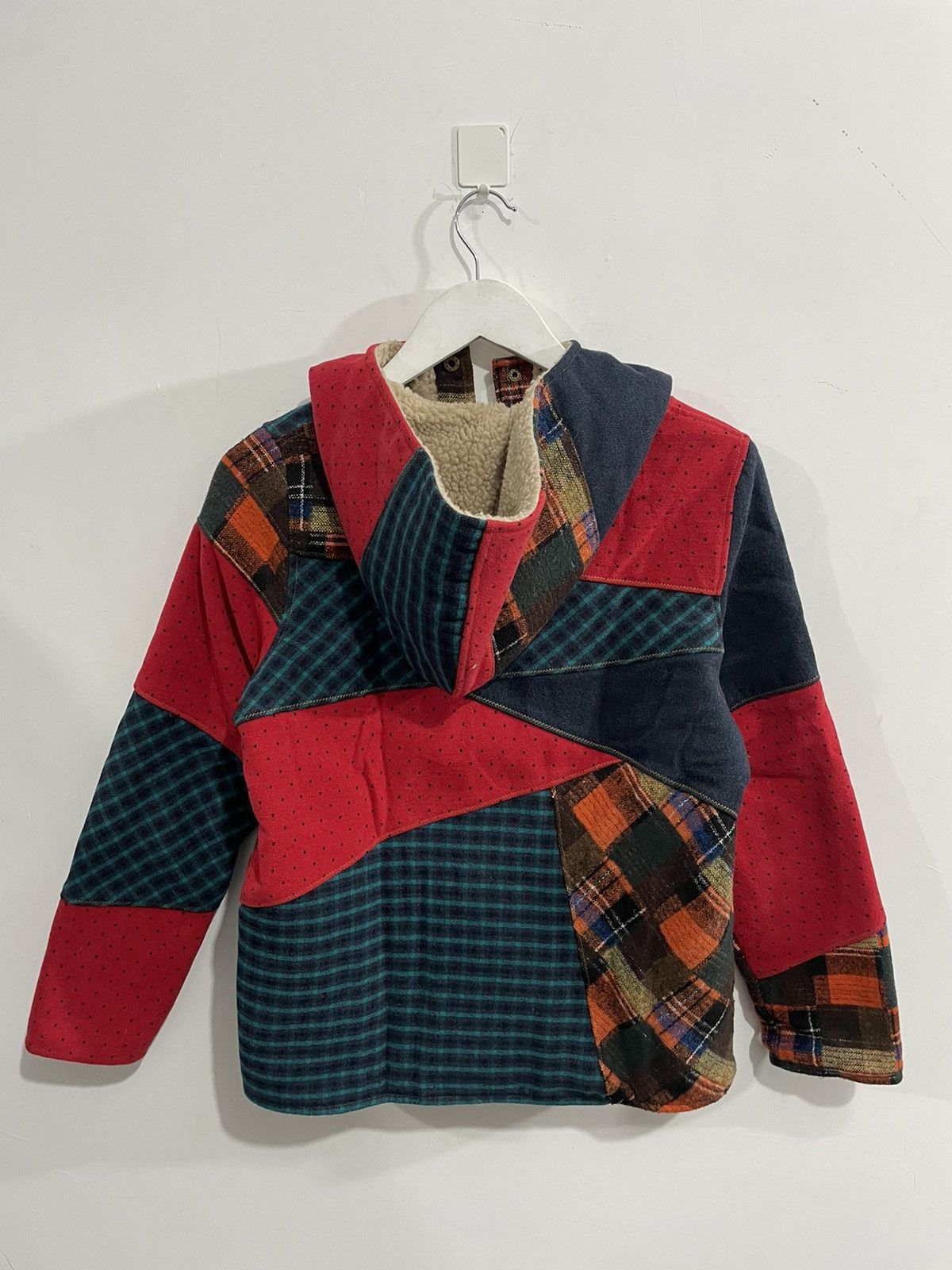 Kapital 2000s cube sugar patchwork wool Jacket Kapital style Size US M / EU 48-50 / 2 - 7 Thumbnail