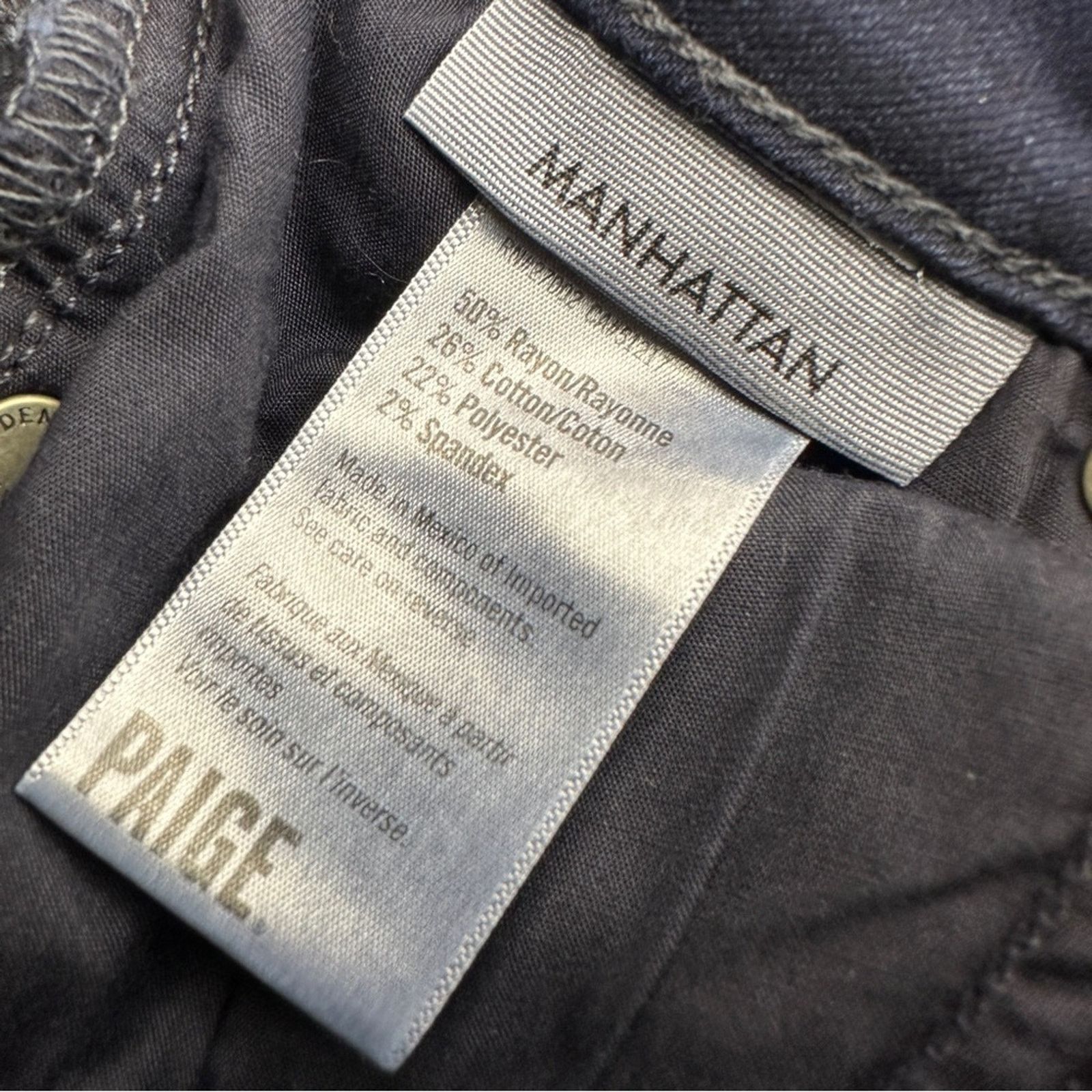 Paige PAIGE Manhattan high-rise bootcut jeans in Eleanor Denim 27 Size 27" / US 4 / IT 40 - 12 Thumbnail