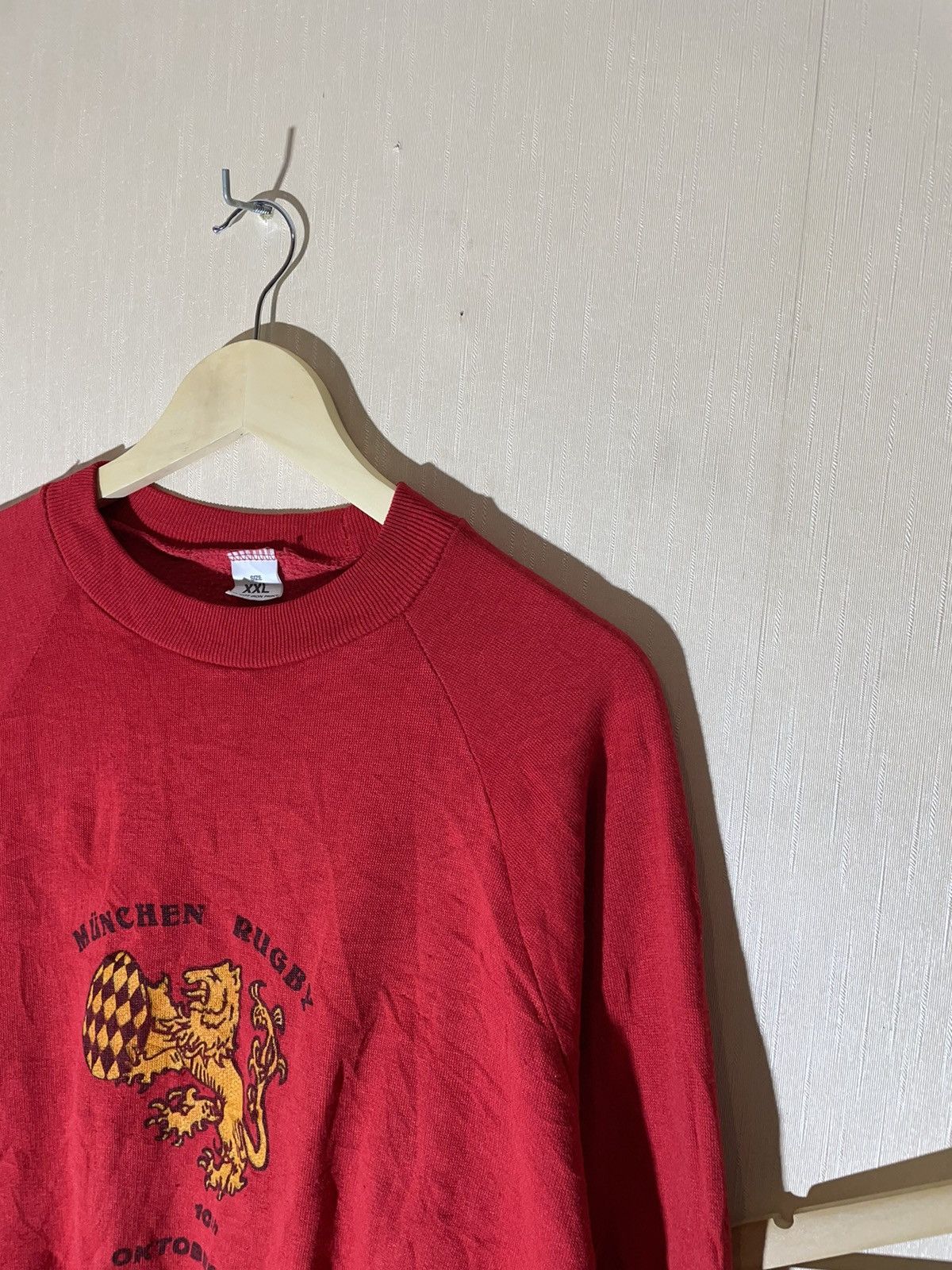 Vintage Munich Rugby 1988 very rare sweatshirt Size US L / EU 52-54 / 3 - 2 Thumbnail