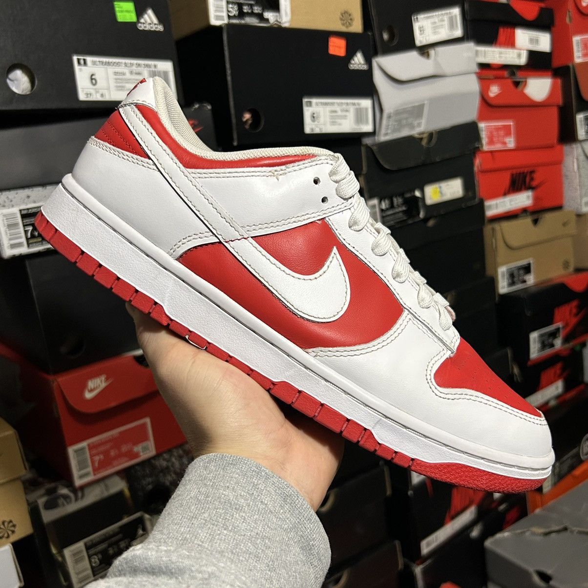 image of Nike Dunk Low Championship Red - Size 9.5 Men Shoes