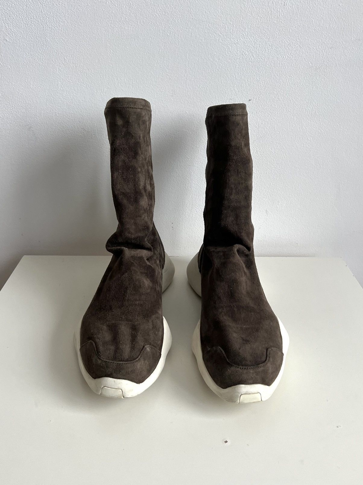 Rick Owens Rick Owens “Mastodon” Vicious Runner Dust Sneakers Size US 10 / EU 43 - 4 Thumbnail