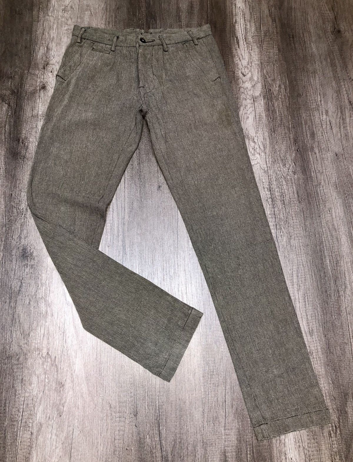 Designer VINTAGE DEVRED BUCKLE BACK SMART CASUAL PANT Size US 32 / EU 48 - 5 Thumbnail