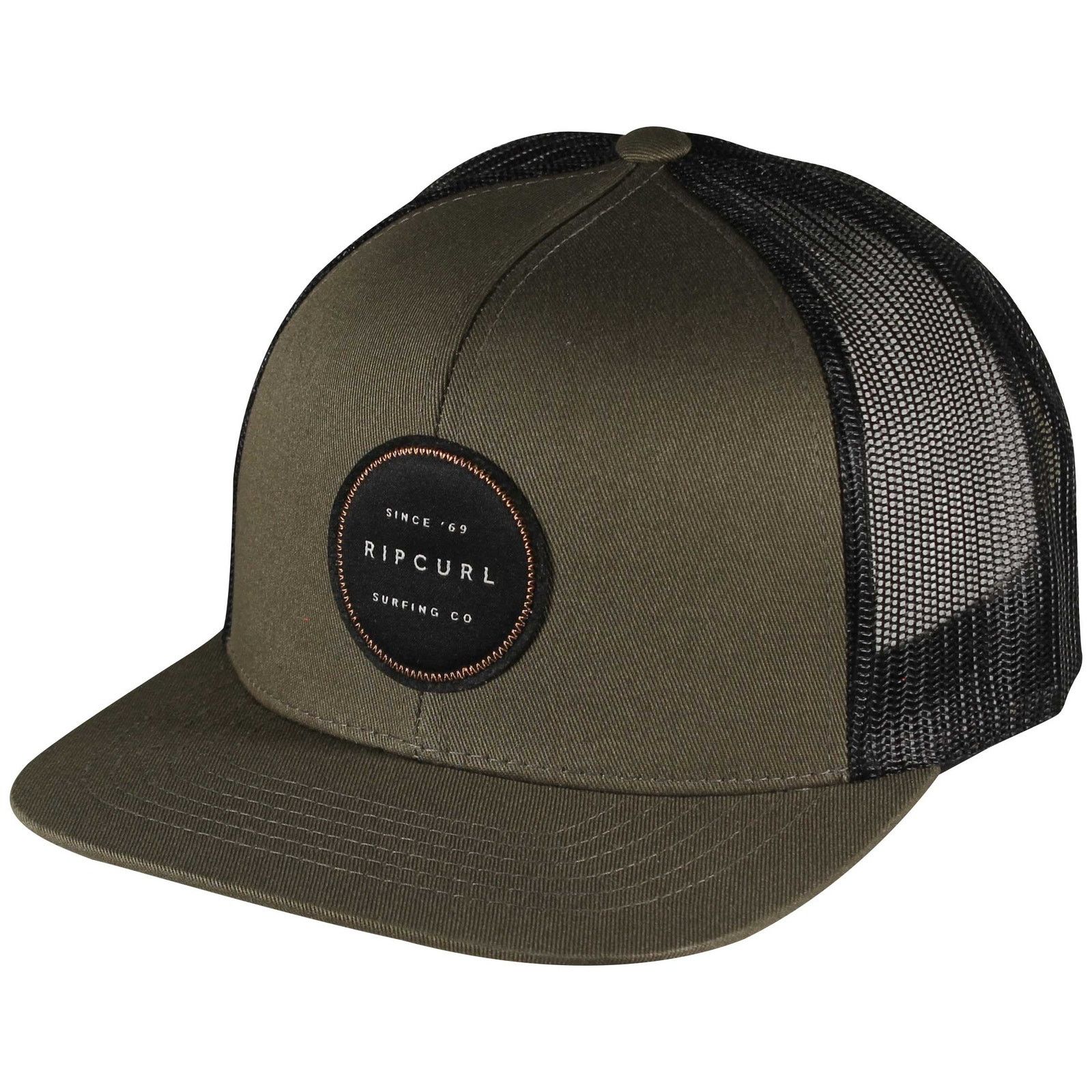 Rip Curl Rip Curl Men's Trucker Hat Routine Logo Patch Snapback Cap Size ONE SIZE - 1 Thumbnail