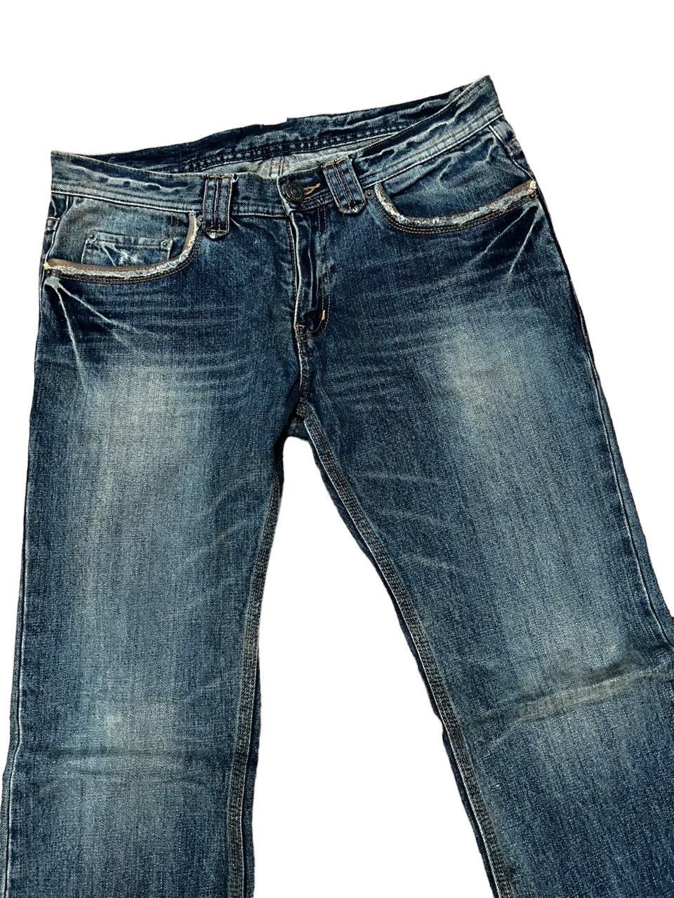 Japanese Brand Edge Rupert Flare Denim Jeans Size US 34 / EU 50 - 4 Thumbnail