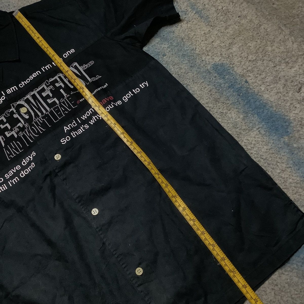 Hysteric Glamour × If Six Was Nine × Japanese Brand Y2k Euroimmortal ifsixwasnine poem shirt Size US L / EU 52-54 / 3 - 11 Thumbnail