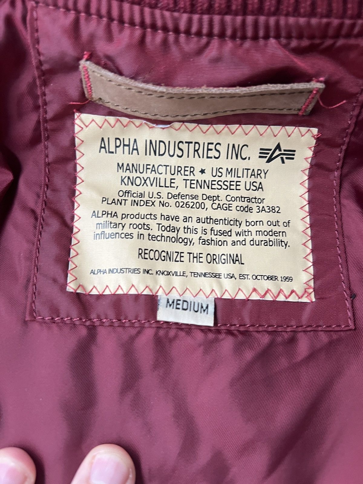 Alpha Industries Alpha Industries Bomber Jacket Size US M / EU 48-50 / 2 - 5 Thumbnail