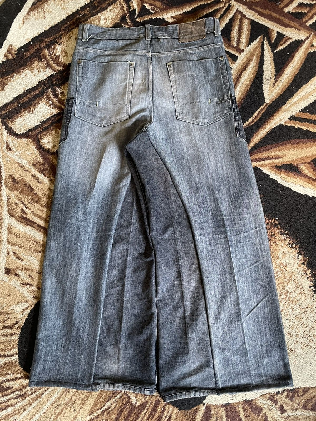 Vintage Baggy reworked extra pocket jeans Size US 33 - 3 Thumbnail