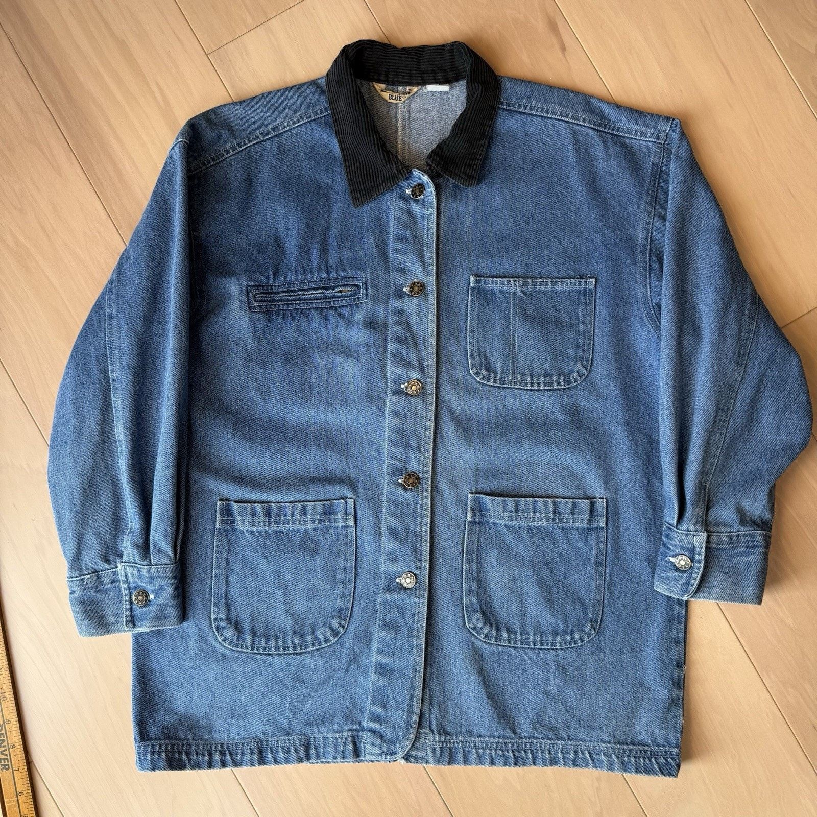 Vintage Vintage Northwest Denim Chore Jacket Medium Blue 80s Size US M / EU 48-50 / 2 - 2 Thumbnail