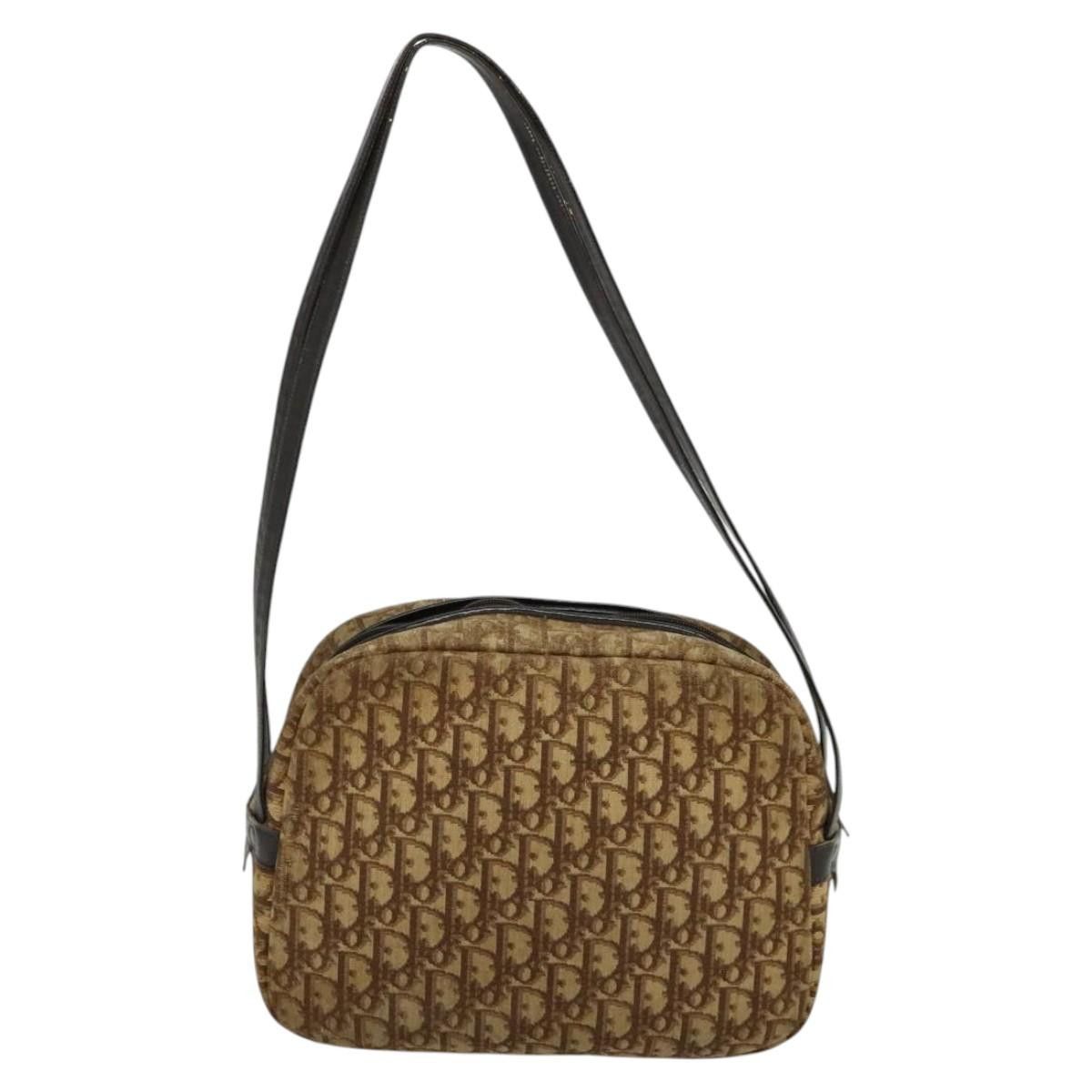 Dior DIOR Trotter Canvas Shoulder Bag Brown Size ONE SIZE - 2 Thumbnail