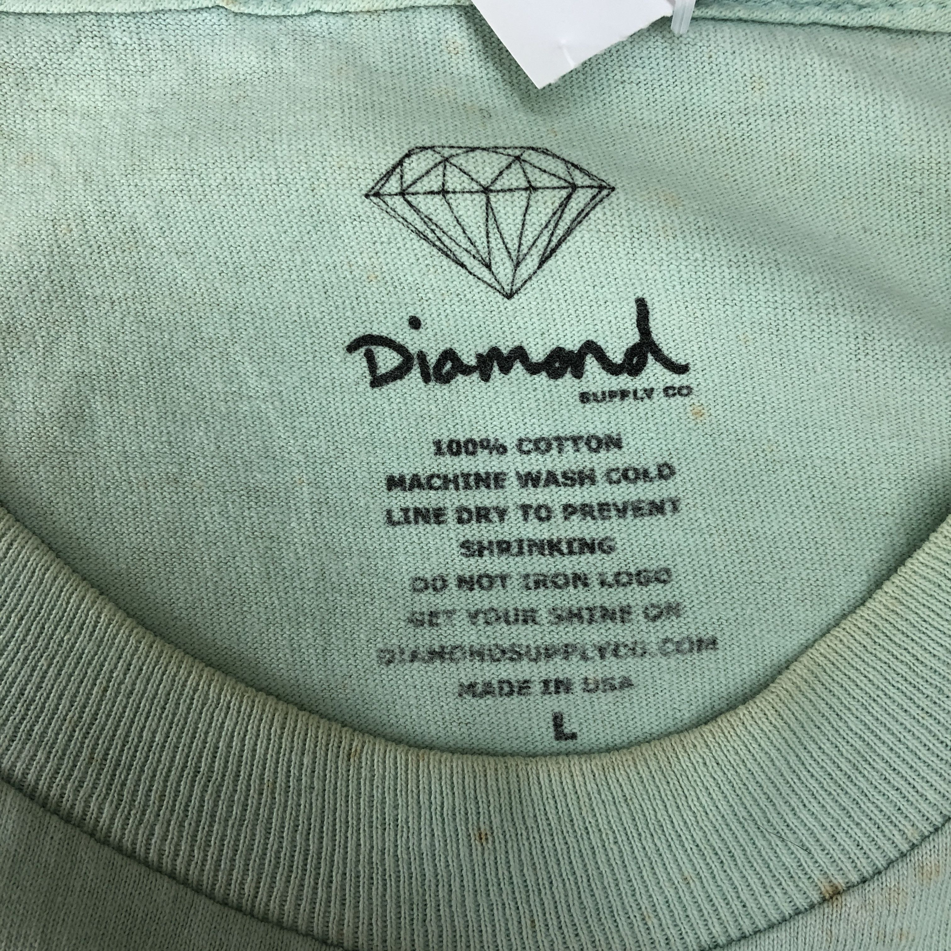 Diamond Supply Co. Vintage Diamond Supply T Shirt Diamond Supply Tees Size US L / EU 52-54 / 3 - 4 Thumbnail