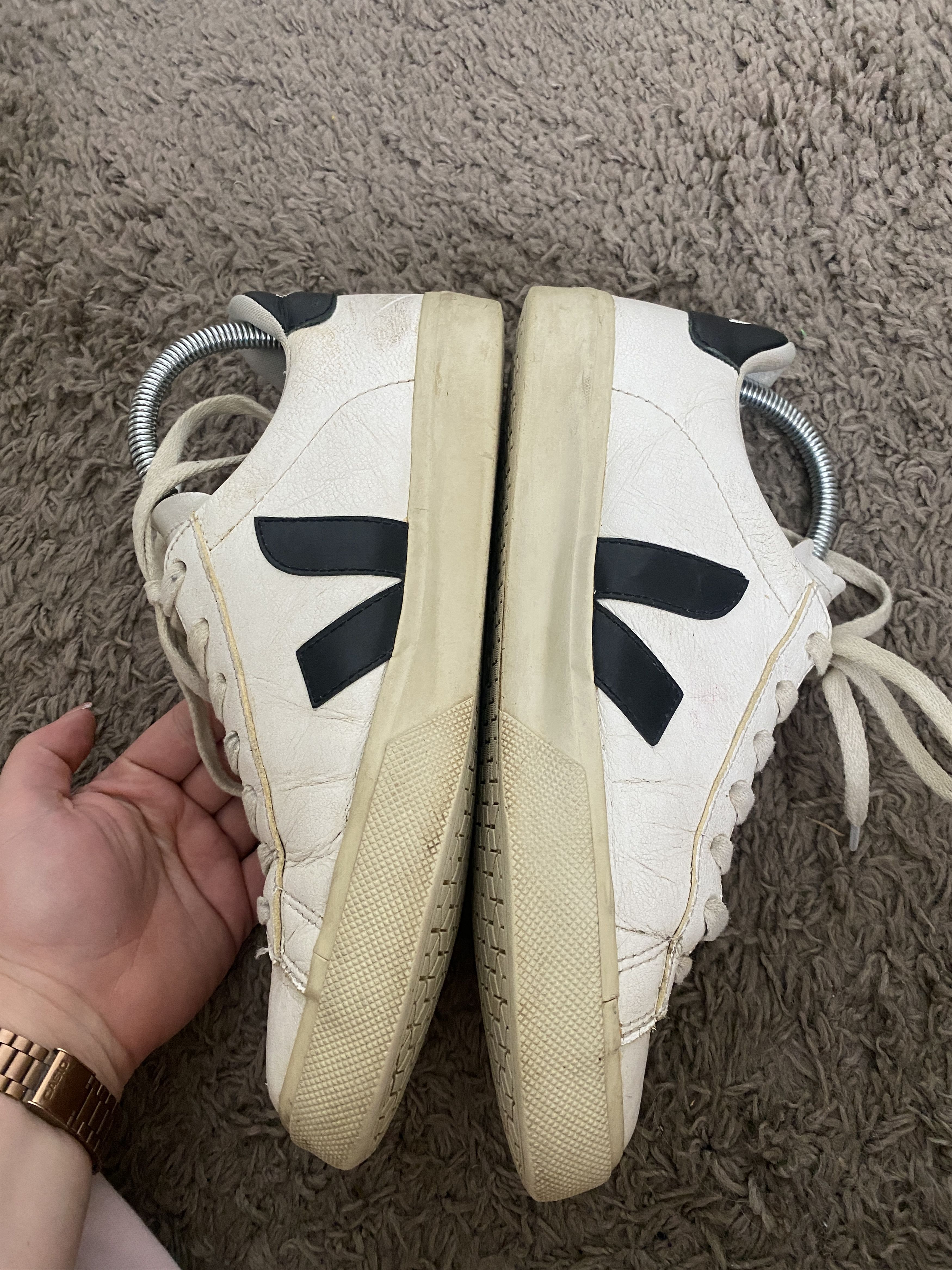 Veja Veja low top leather sneakers shoes low top Size US 10 / IT 40 - 6 Thumbnail
