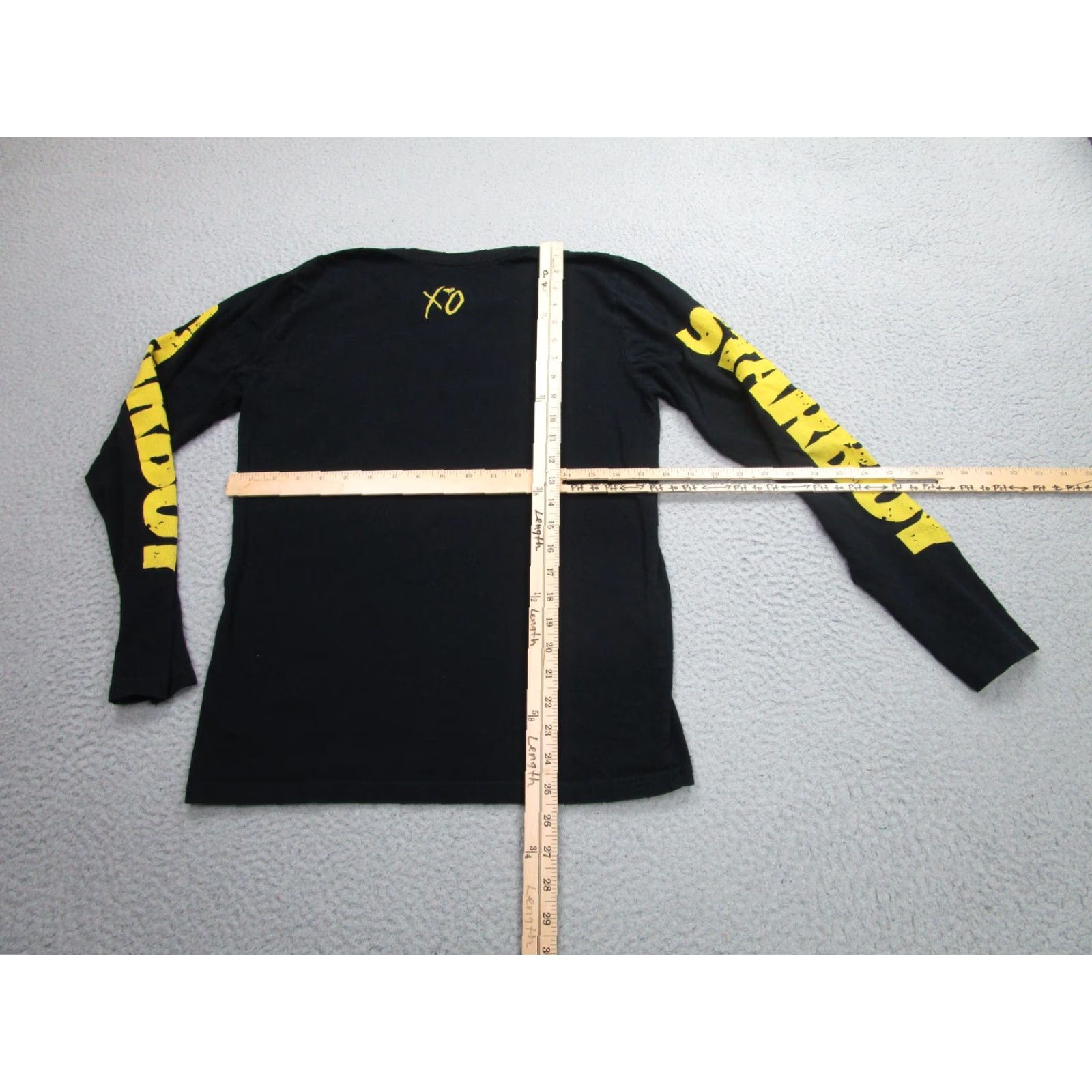 Vintage Starboy Shirt The Weeknd XO Graphic Album Tour Long Sleeve Small Black Mens Size US S / EU 44-46 / 1 - 7 Thumbnail