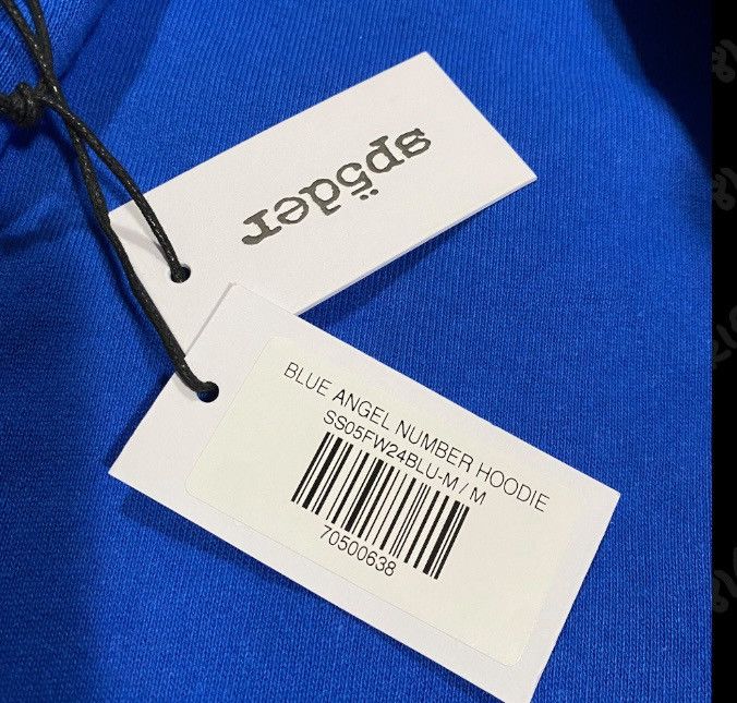 Sp5der Sp5der Angel Number Hoodie (XXL) Size US XXL / EU 58 / 5 - 9 Thumbnail