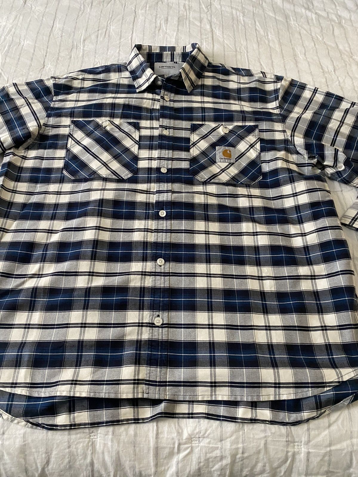 Carhartt Wip Carhartt WIP L/S Tarbell Check Shirt XL NWT Size US XL / EU 56 / 4 - 4 Thumbnail