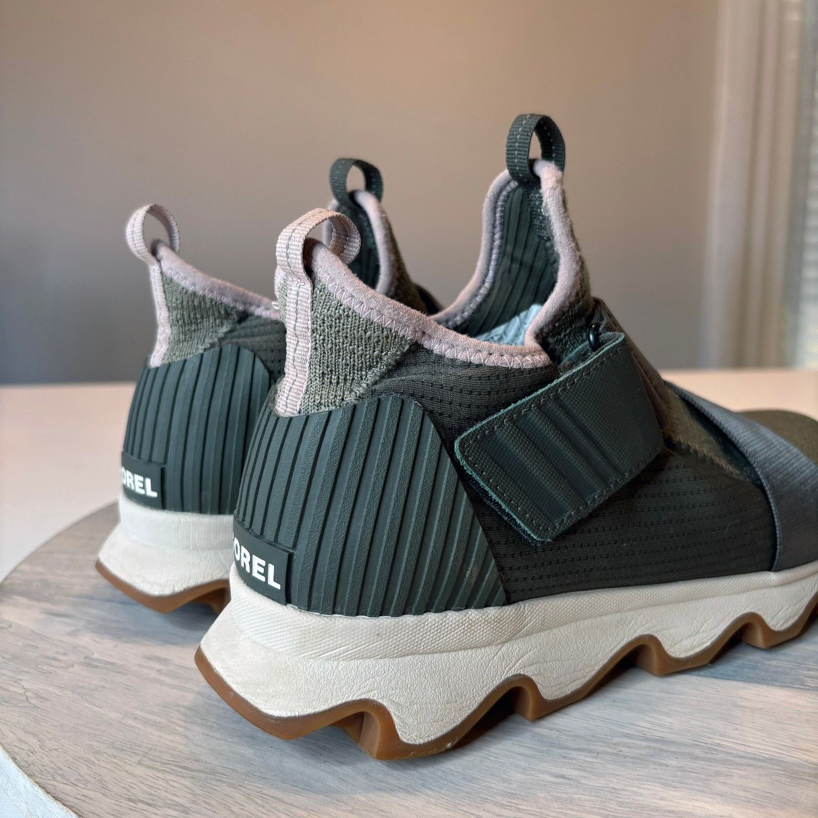 SOREL Sorel Kinetic Quarry 1 Sneakers Green Women's Sz 9.5 EU 40.5 Size US 9.5 / IT 39.5 - 5 Thumbnail