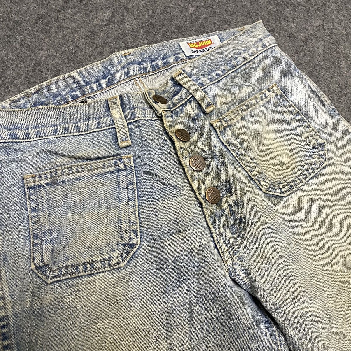 Big John × Vintage Vintage Big John Distressed Flare Jeans Bootcut Size US 28 / EU 44 - 4 Thumbnail