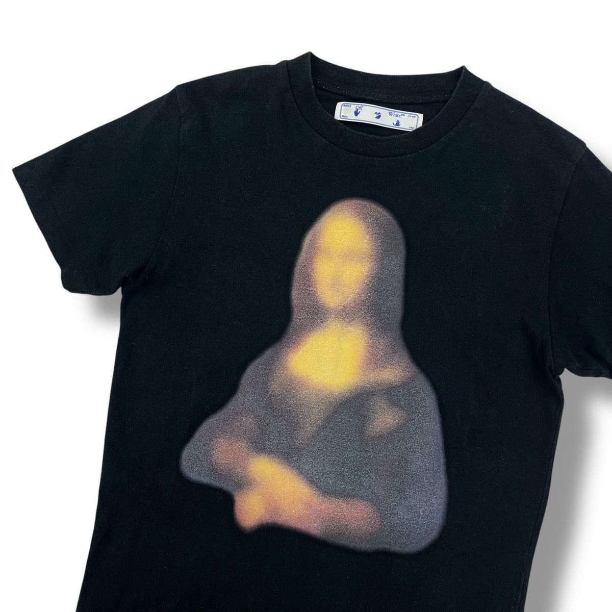 Off-White Mona Lisa Blur Black T Shirt