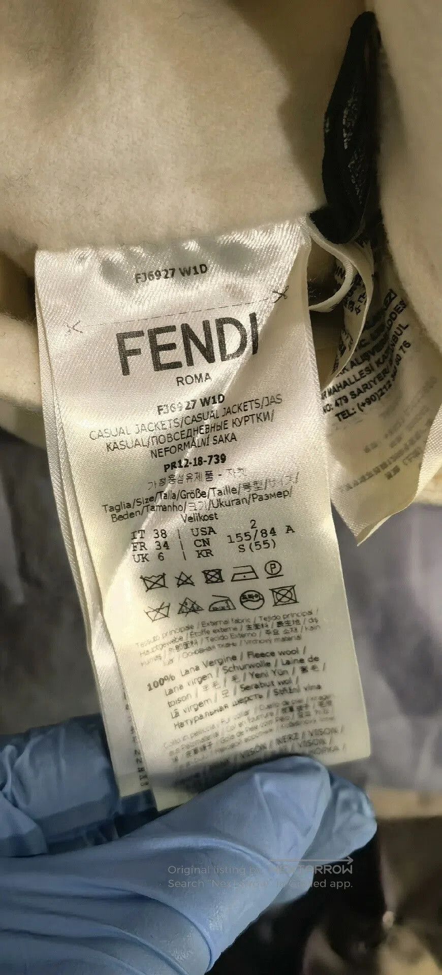 Fendi fendi wool cape coat with unique collar. Size US XS / EU 42 / 0 - 5 Thumbnail