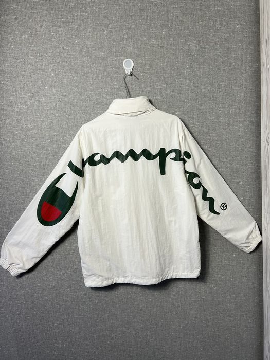 Supreme Rare Supreme x Champion Nylon Track Jacket White Size S