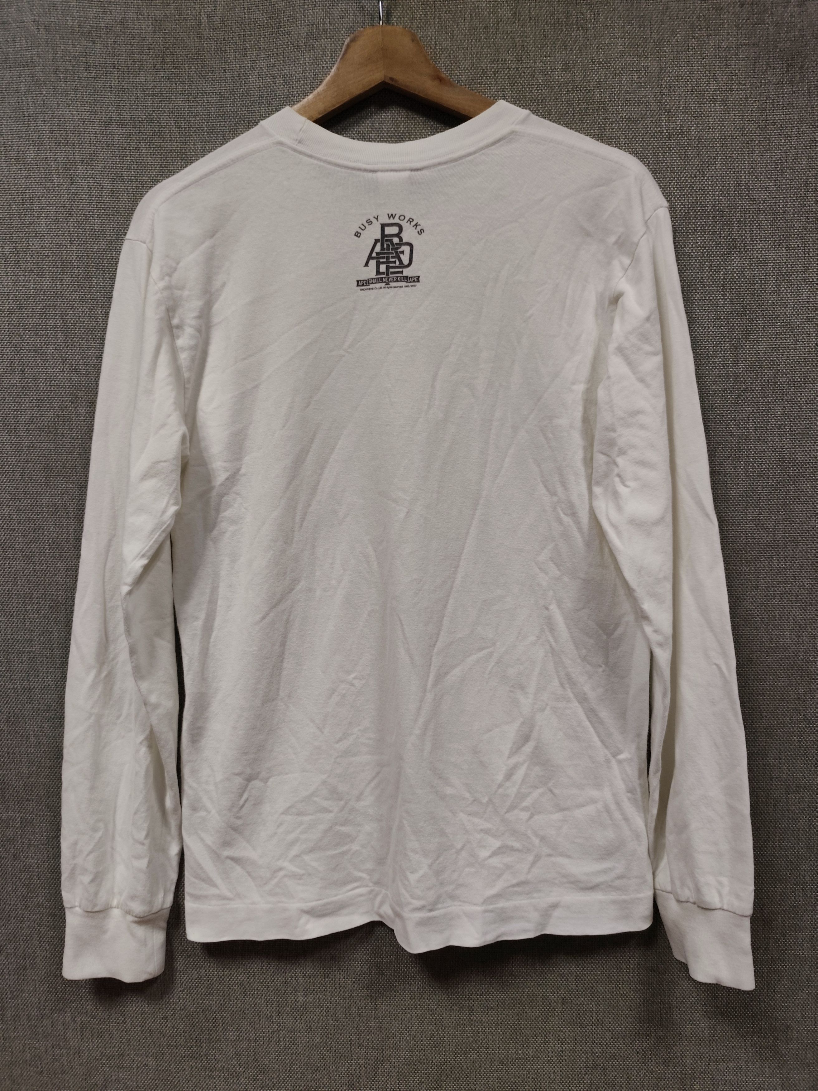 Bape Bape Baby Milo French Fries Long Sleeve Tee Size US S / EU 44-46 / 1 - 2 Thumbnail