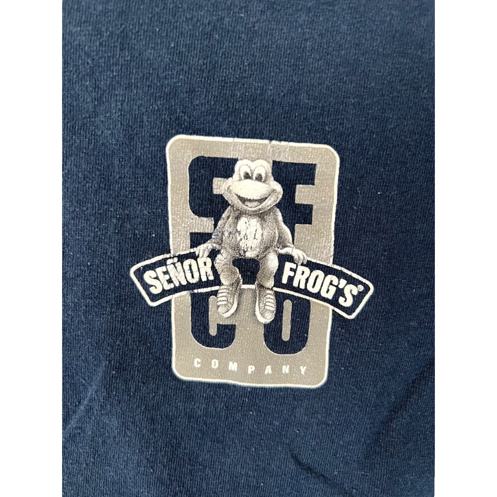 Vintage VINTAGE Senor Frogs Puerto Vallarta T-Shirt Men Small Blue 90s Beach Classic Size L Regular Short Sleeve Size US L / EU 52-54 / 3 - 3 Thumbnail