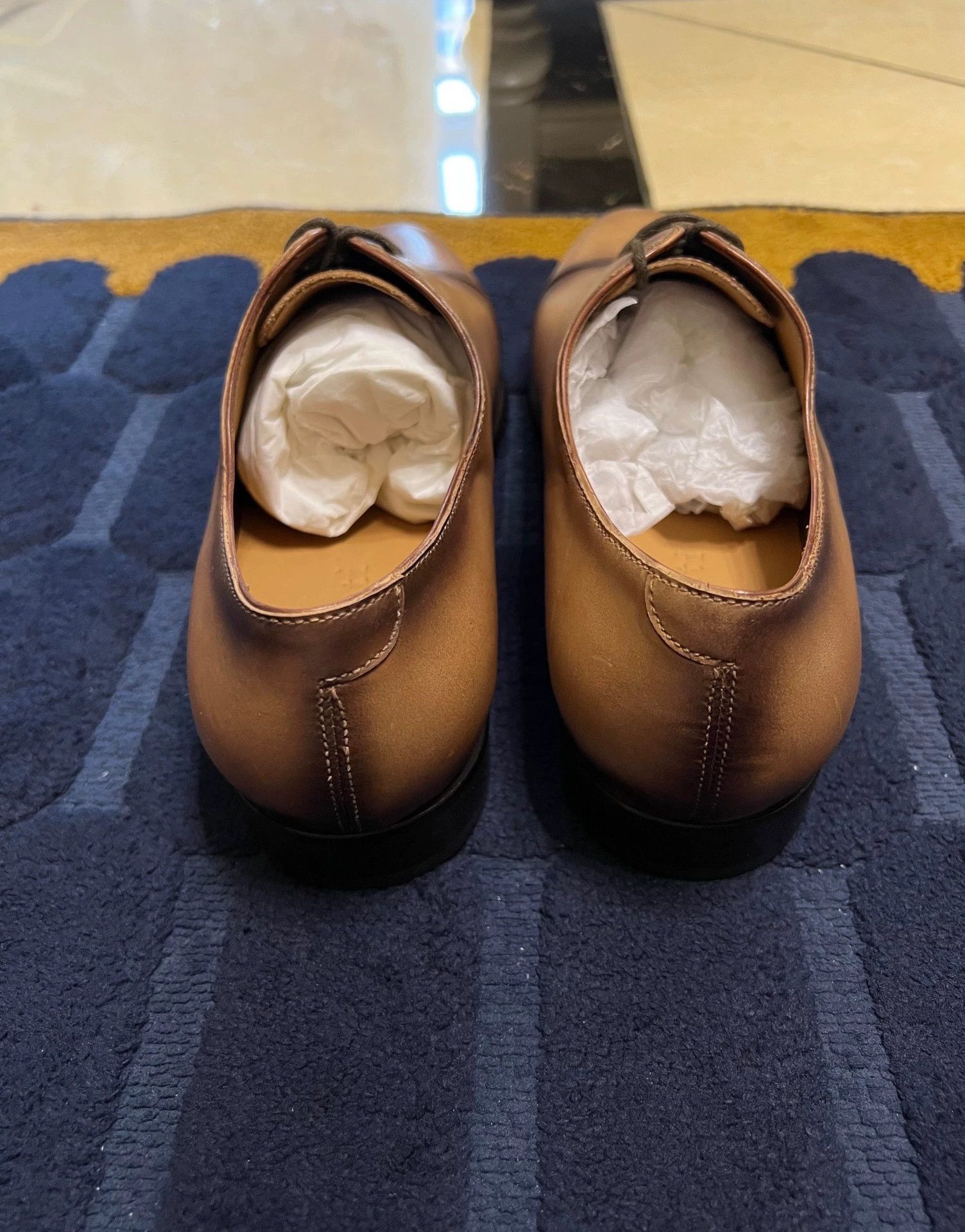 Berluti Berluti US6 Oxford Galet Stitch Venice Calf Minor sole wear Size US 6 / EU 39 - 5 Thumbnail