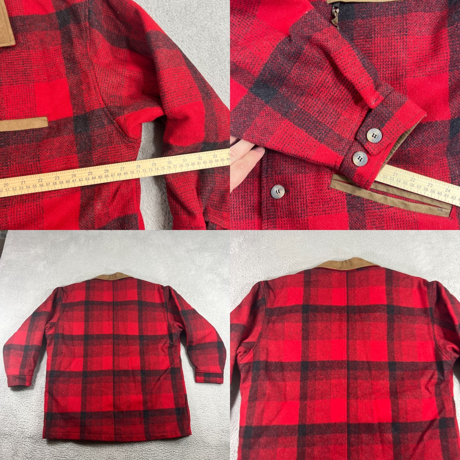 Pendleton VINTAGE Pendleton Coat Western Barn Plaid Virgin Wool Heavy USA XL Mens Overcoat Size US XL / EU 56 / 4 - 6 Thumbnail