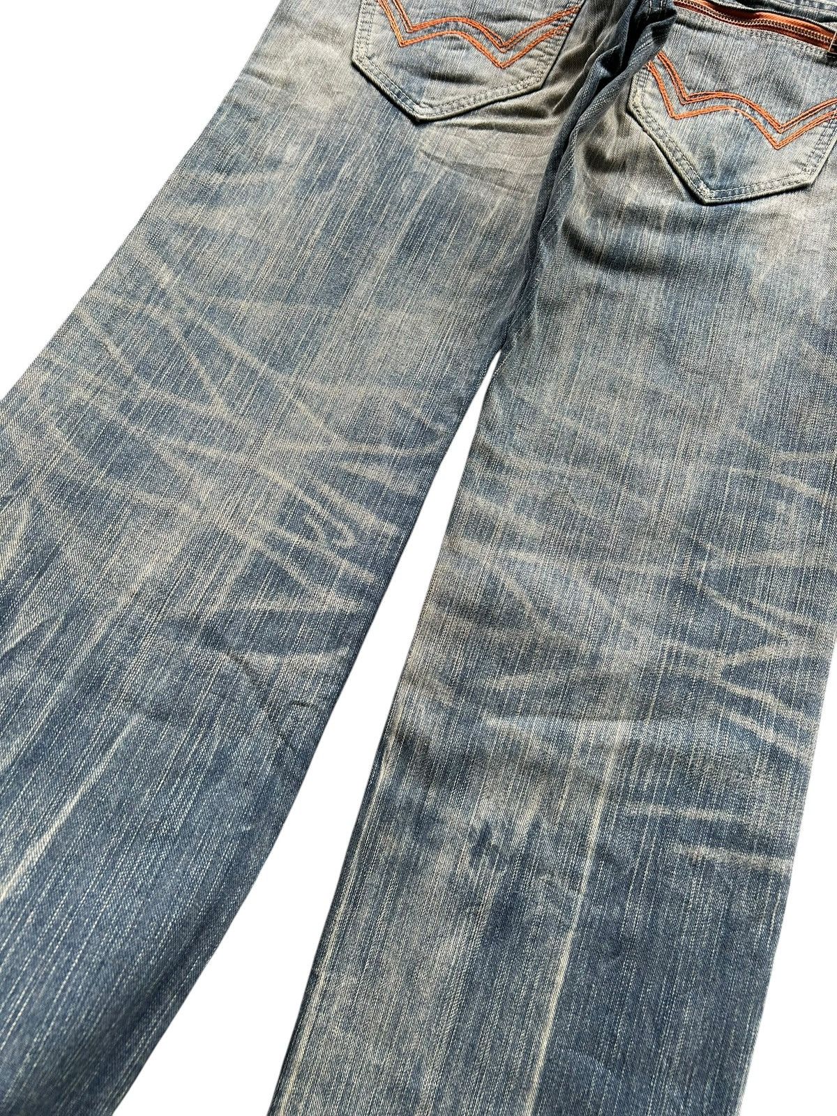Japanese Brand × Kapital × Vintage Edwin Rusty Mudwash Distressed Japanese Denim Jeans Size US 31 - 3 Thumbnail