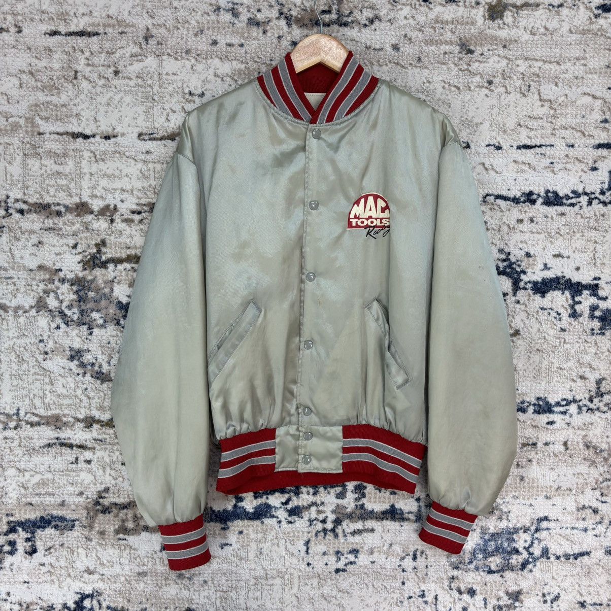 Holloway × Vintage Vintage 90s Mac Tool Racing Big Logo Bomber Jacket Size US L / EU 52-54 / 3 - 8 Thumbnail