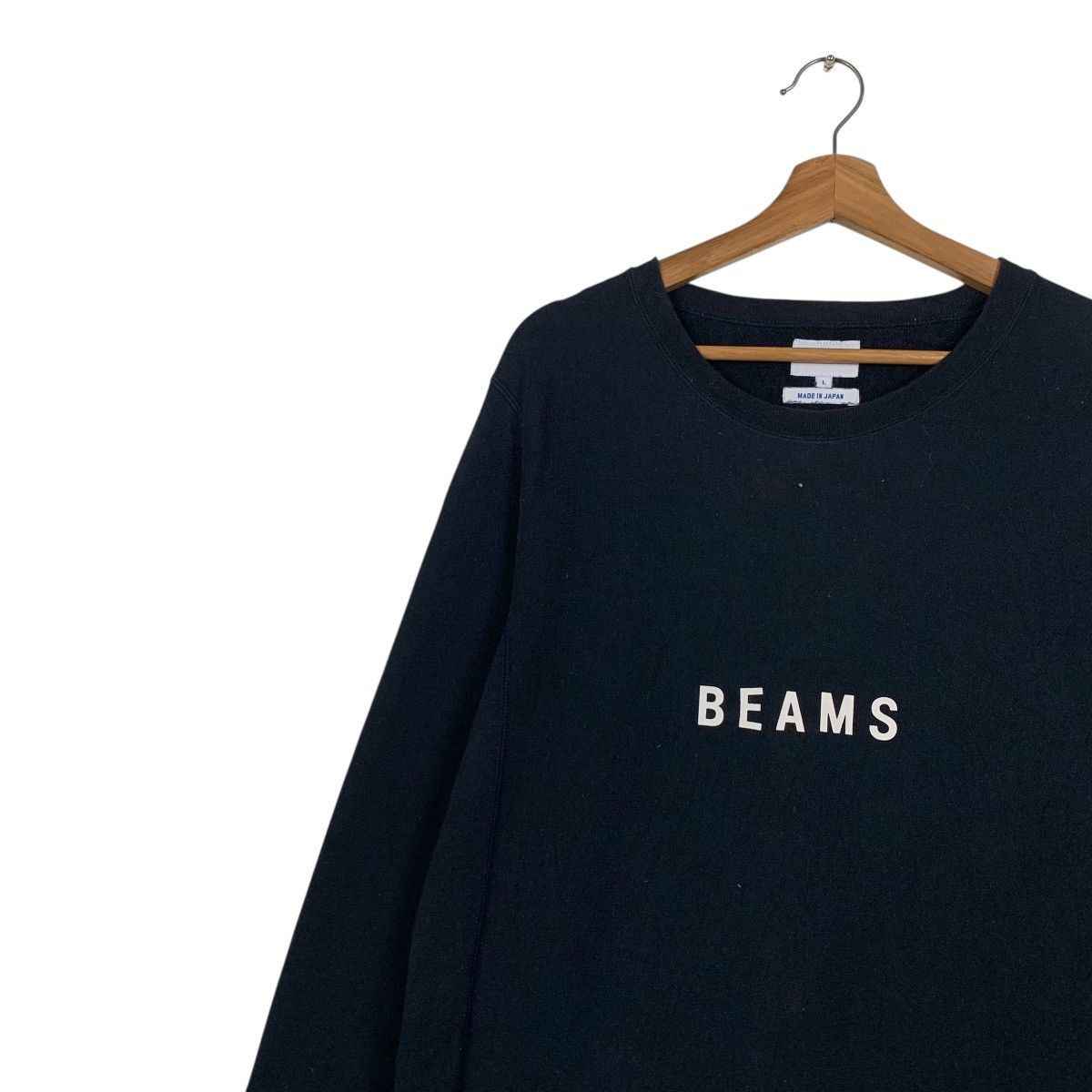 Beams Plus BEAMS Center Logo Crewneck Sweatshirt #3605-C165 Size US L / EU 52-54 / 3 - 3 Thumbnail