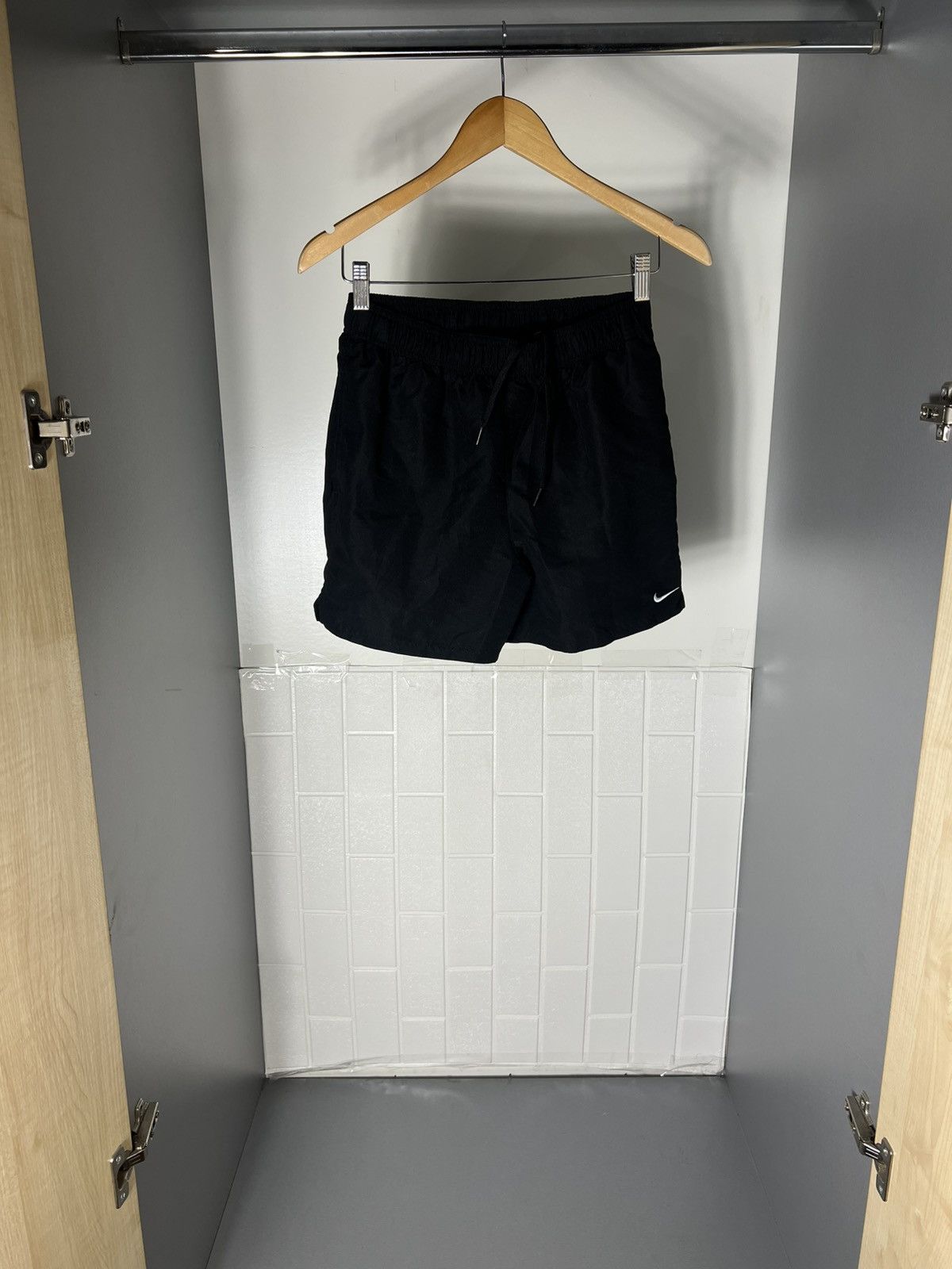 Nike VINTAGE NIKE RUNNING RETRO DRILL SWOOSH SHORTS CASUAL 90s Size US 30 / EU 46 - 3 Thumbnail