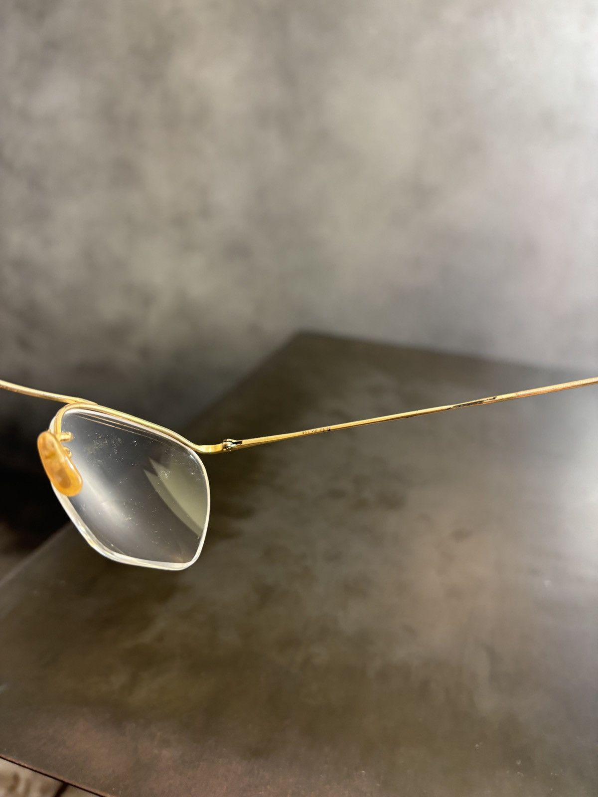 Bausch & Lomb Antique B&L Eyeglasses 1930s Bausch GoldFill HalfRim Frames Size ONE SIZE - 10 Thumbnail