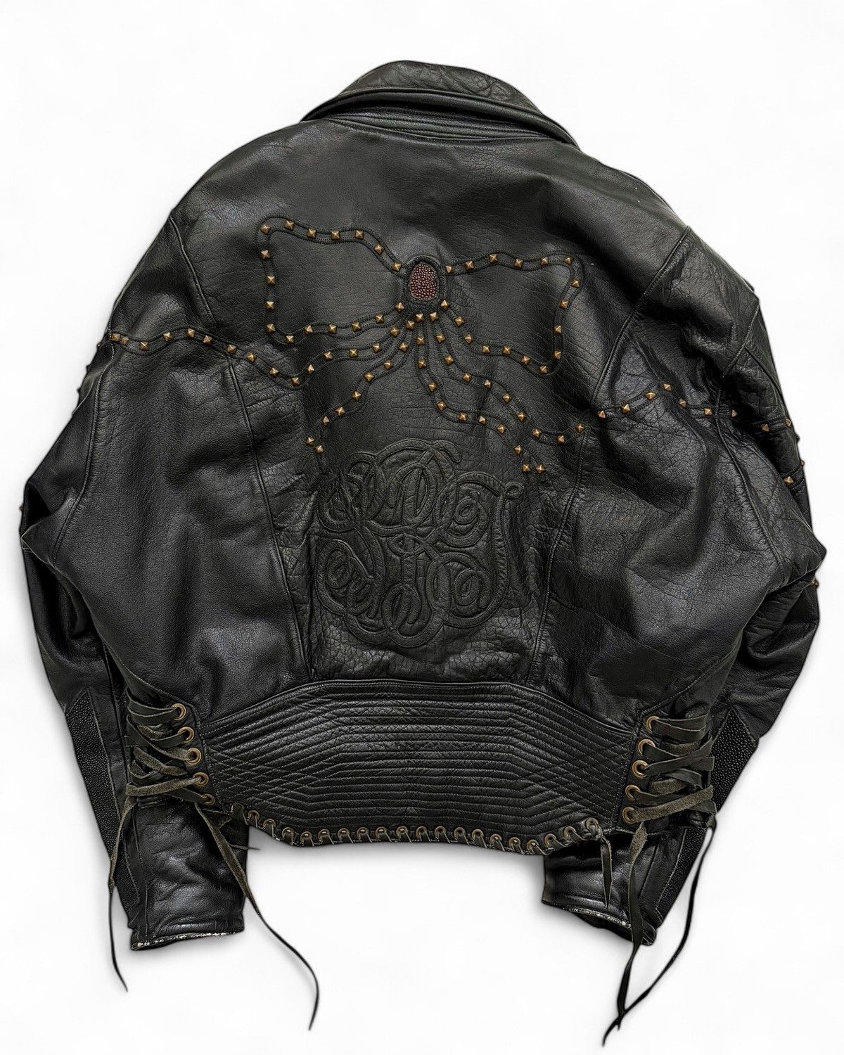 Bill Wall Leather GRAIL 1980's Armored Brass and Stringray